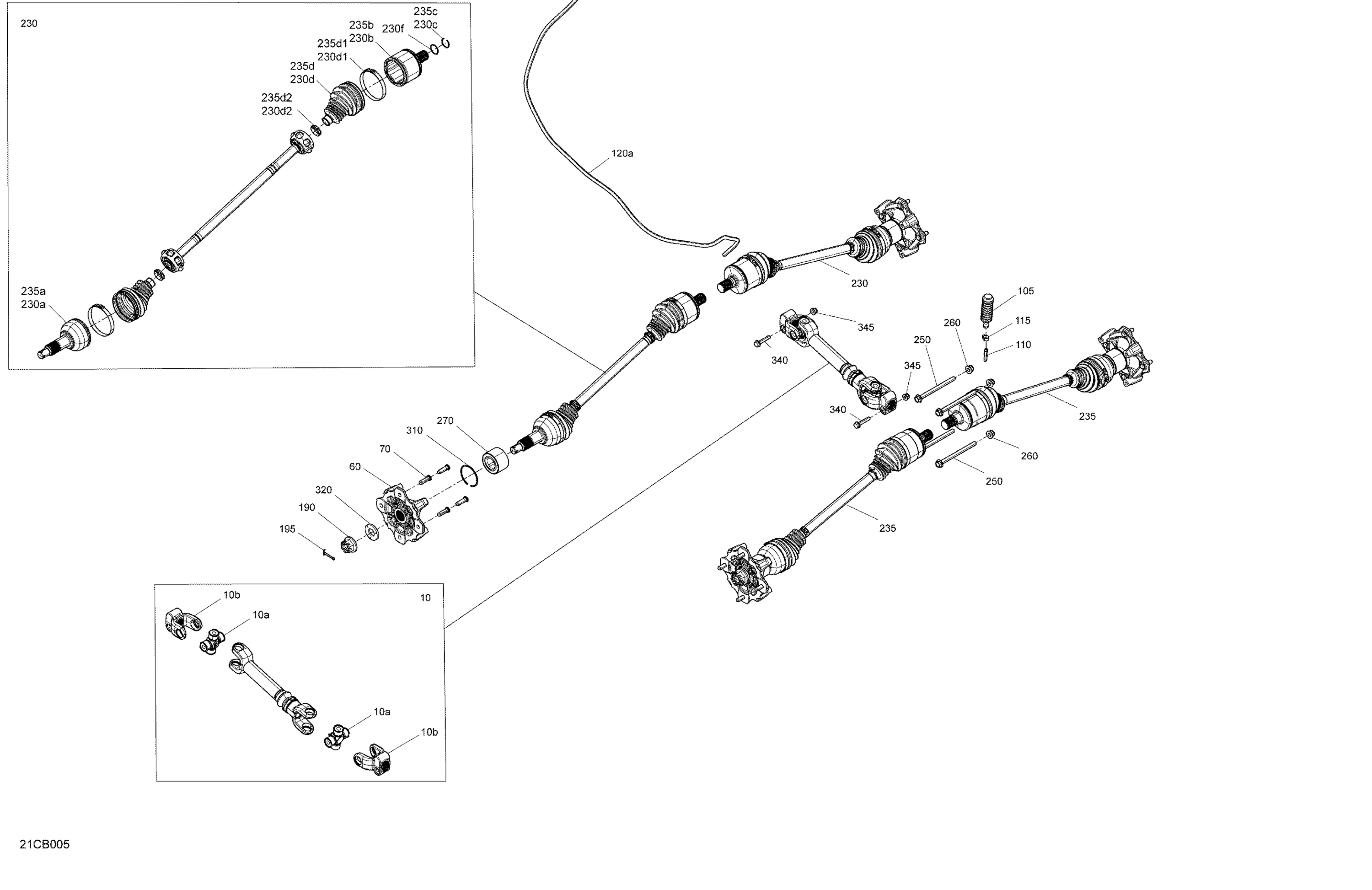 Схема узла: Drive - Rear - Common Parts