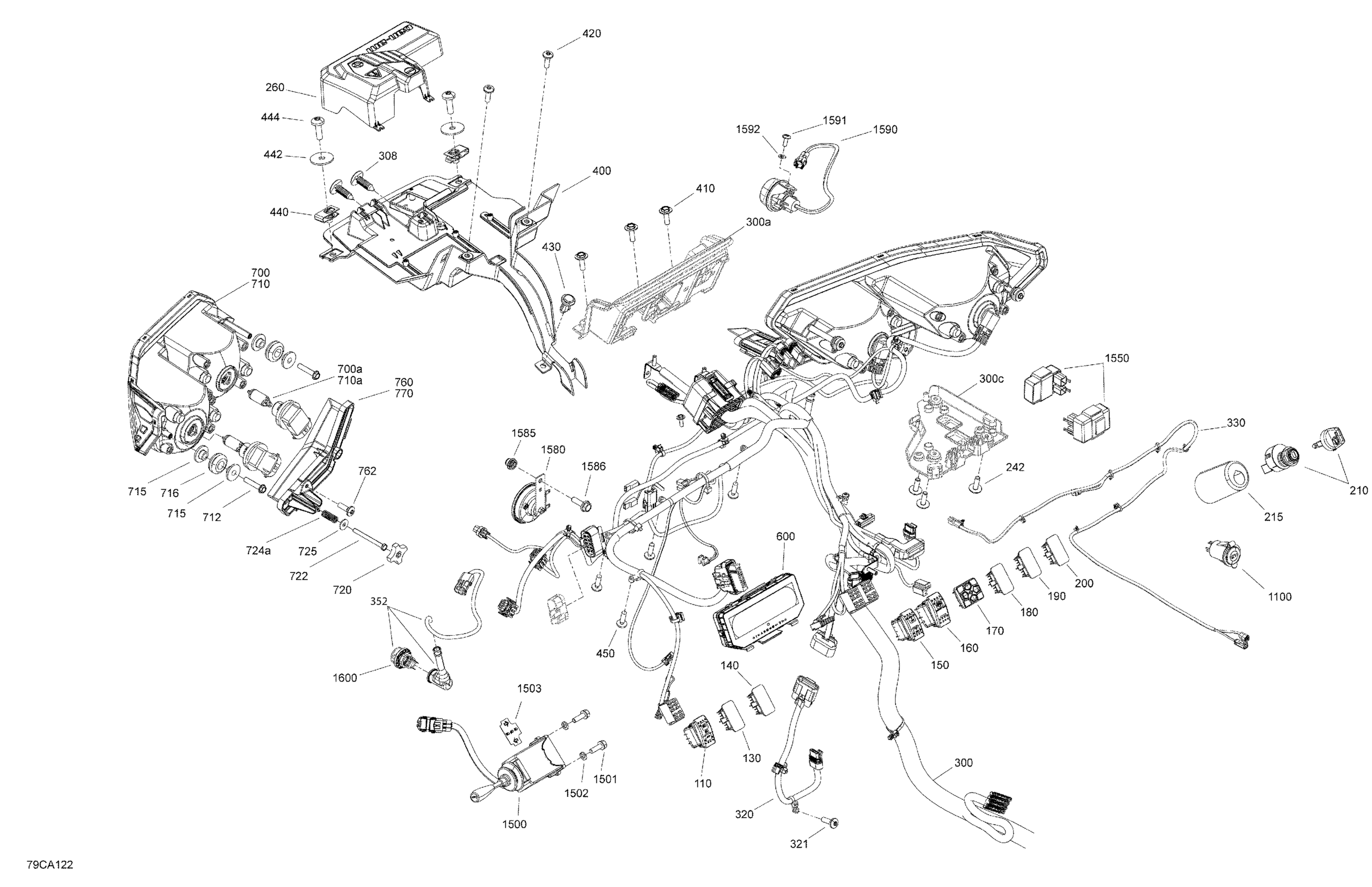 Схема узла: Electric - Front System