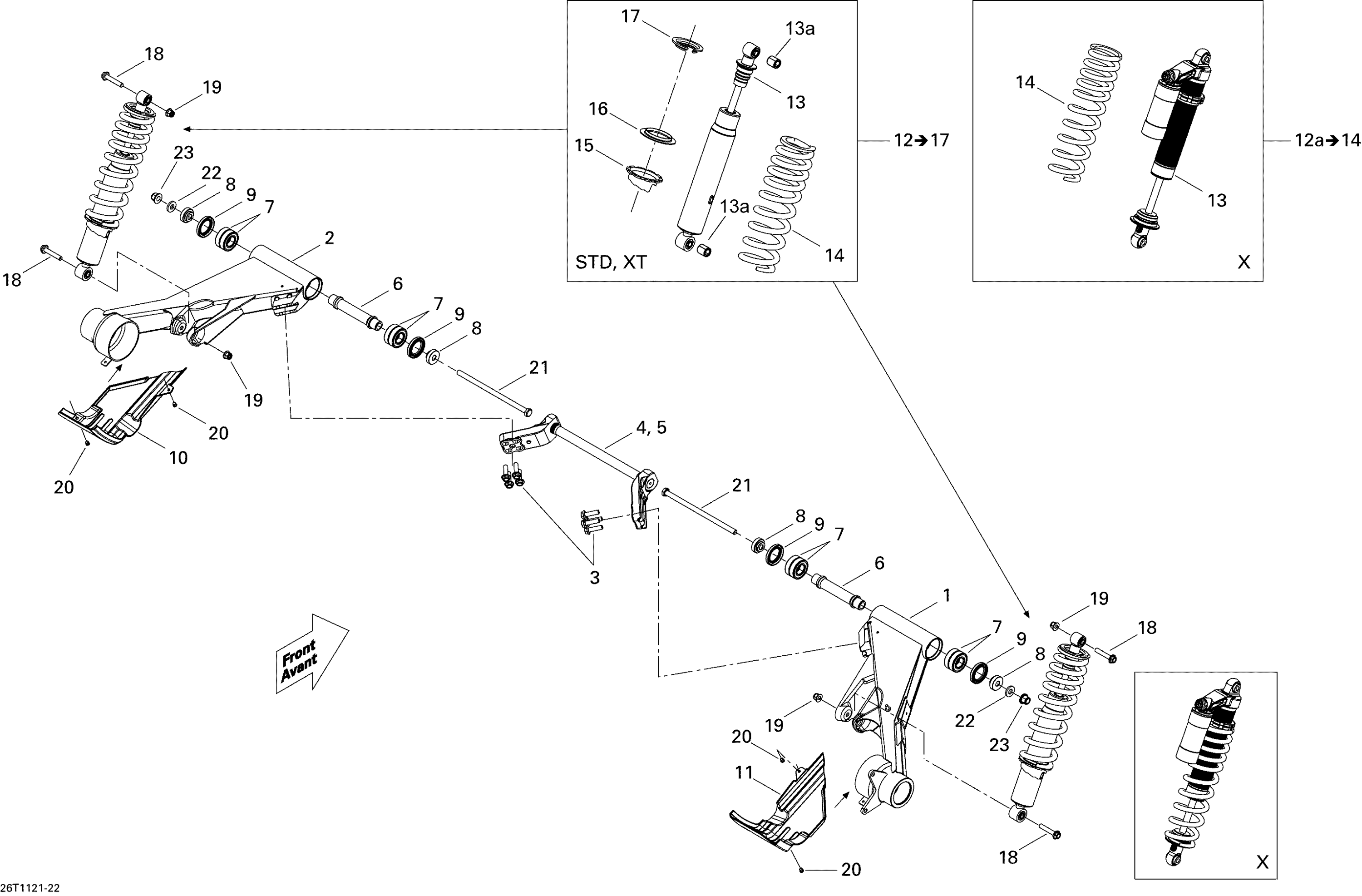Схема узла: Rear Suspension