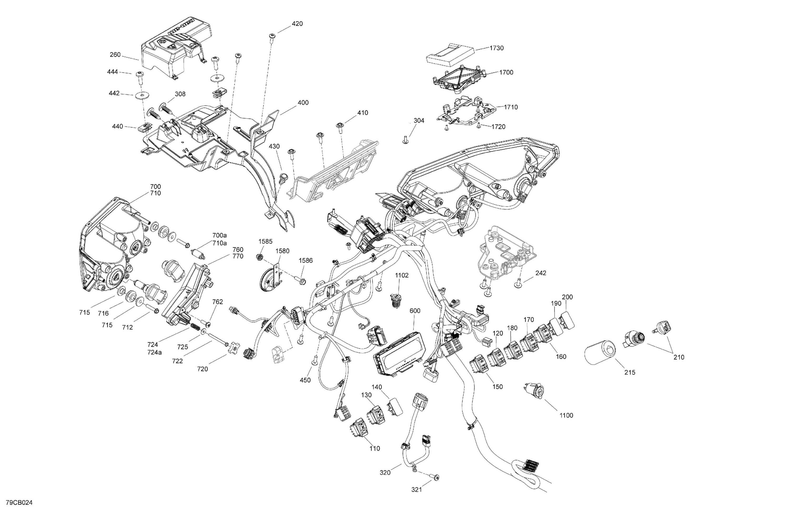 Схема узла: Electric - Front Section