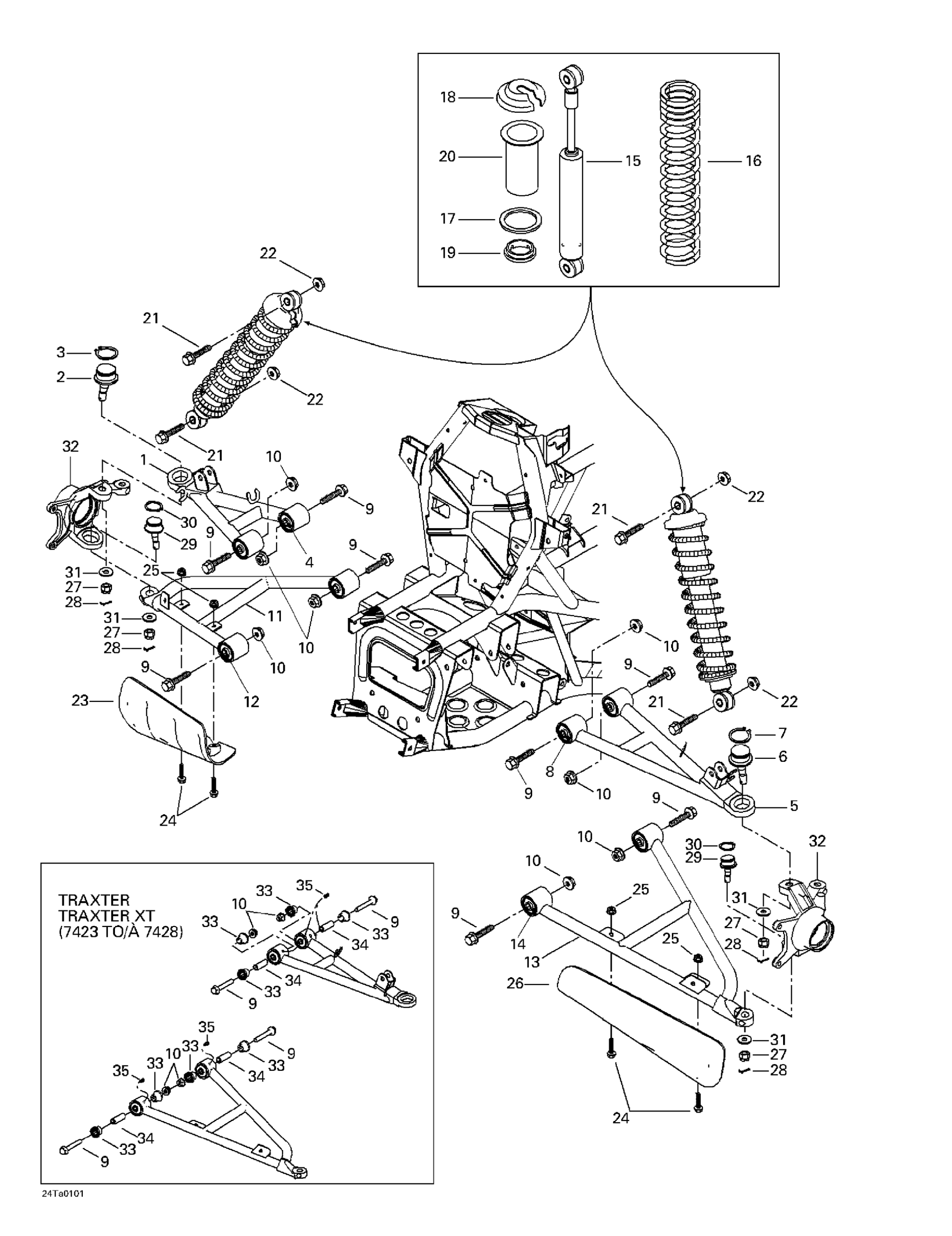 Схема узла: Front Suspension