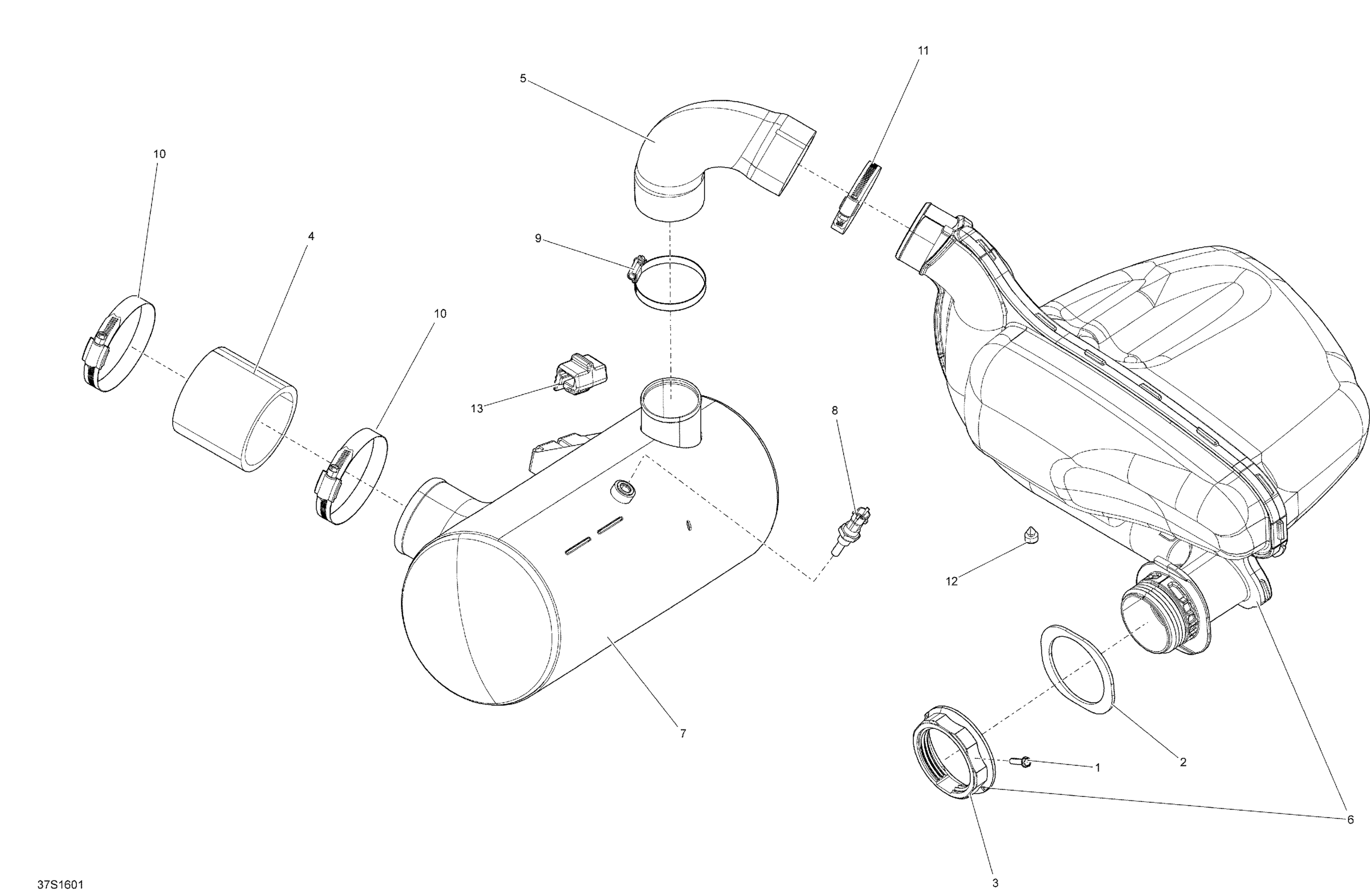 Схема узла: Exhaust System