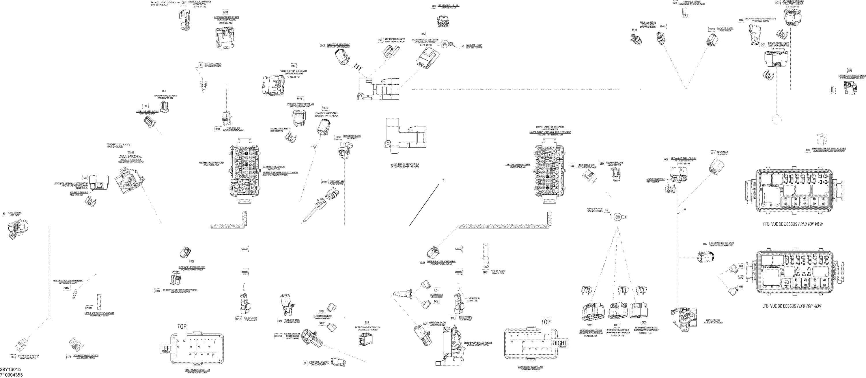 Схема узла: Electrical Harness - Frame SE6