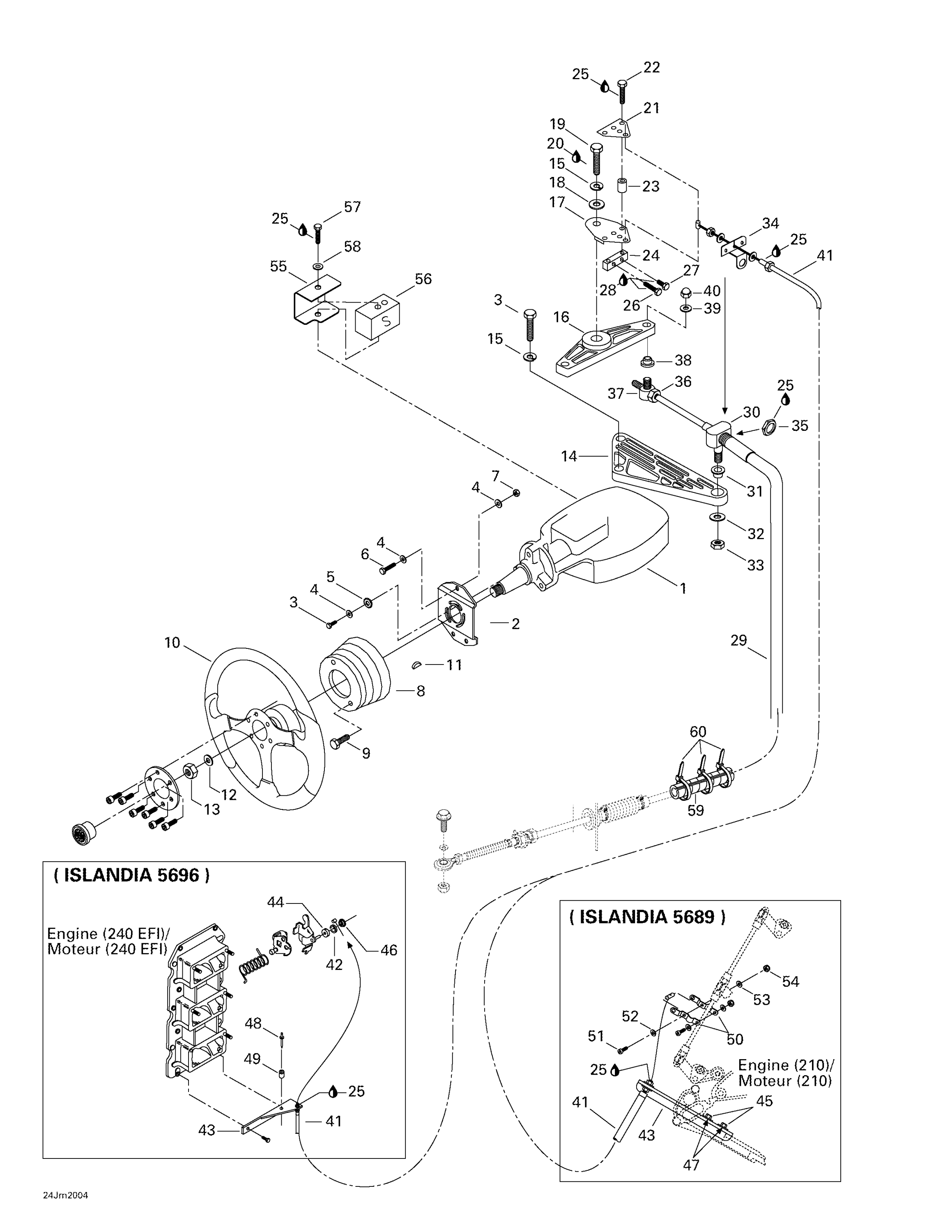 Схема узла: Steering System