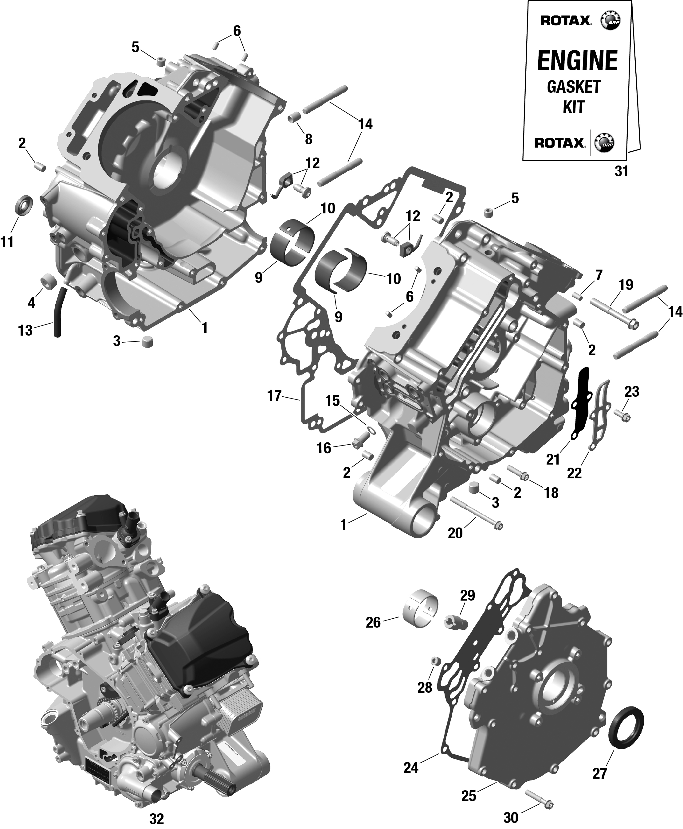 ROTAX - Crankcase