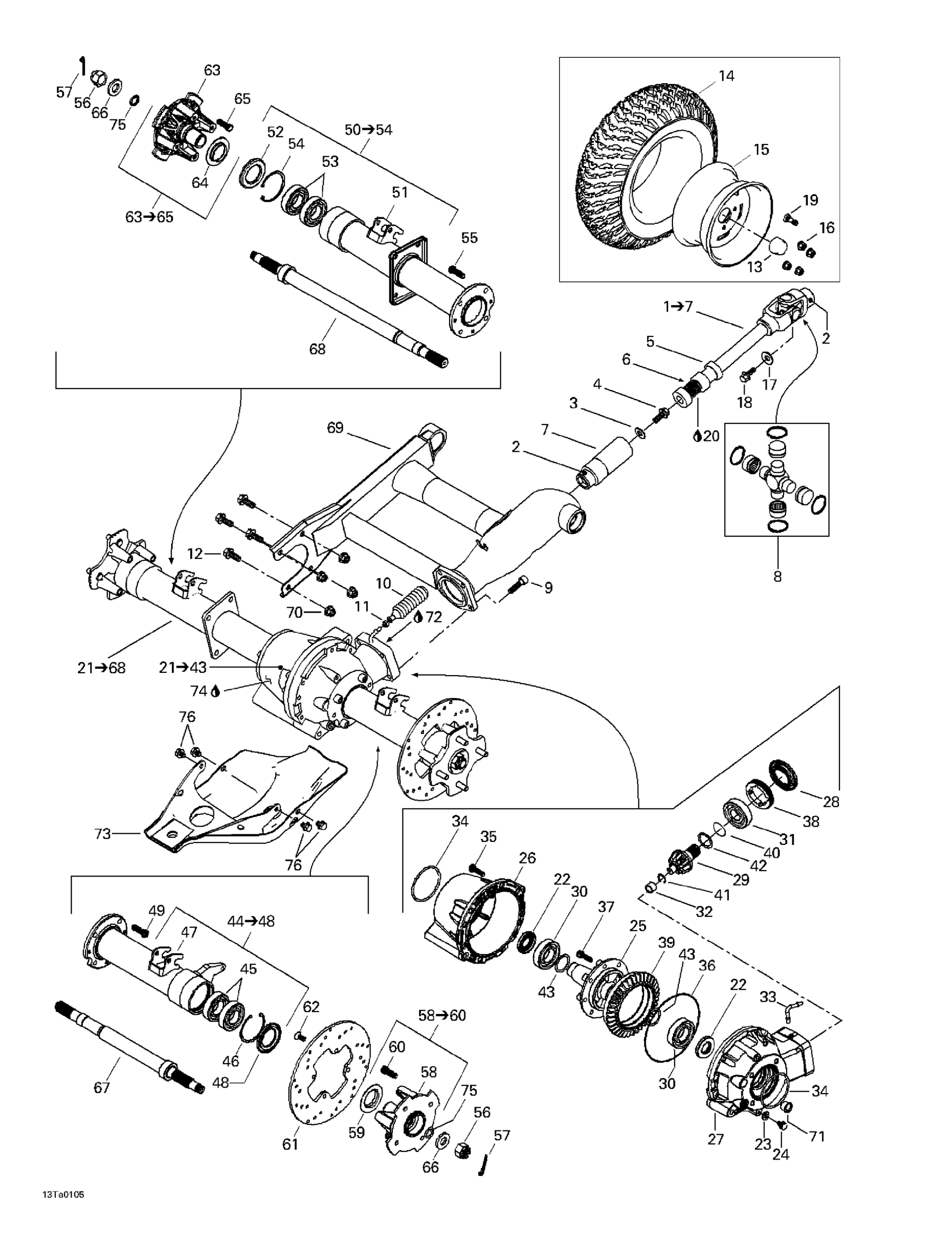 Drive System, Rear