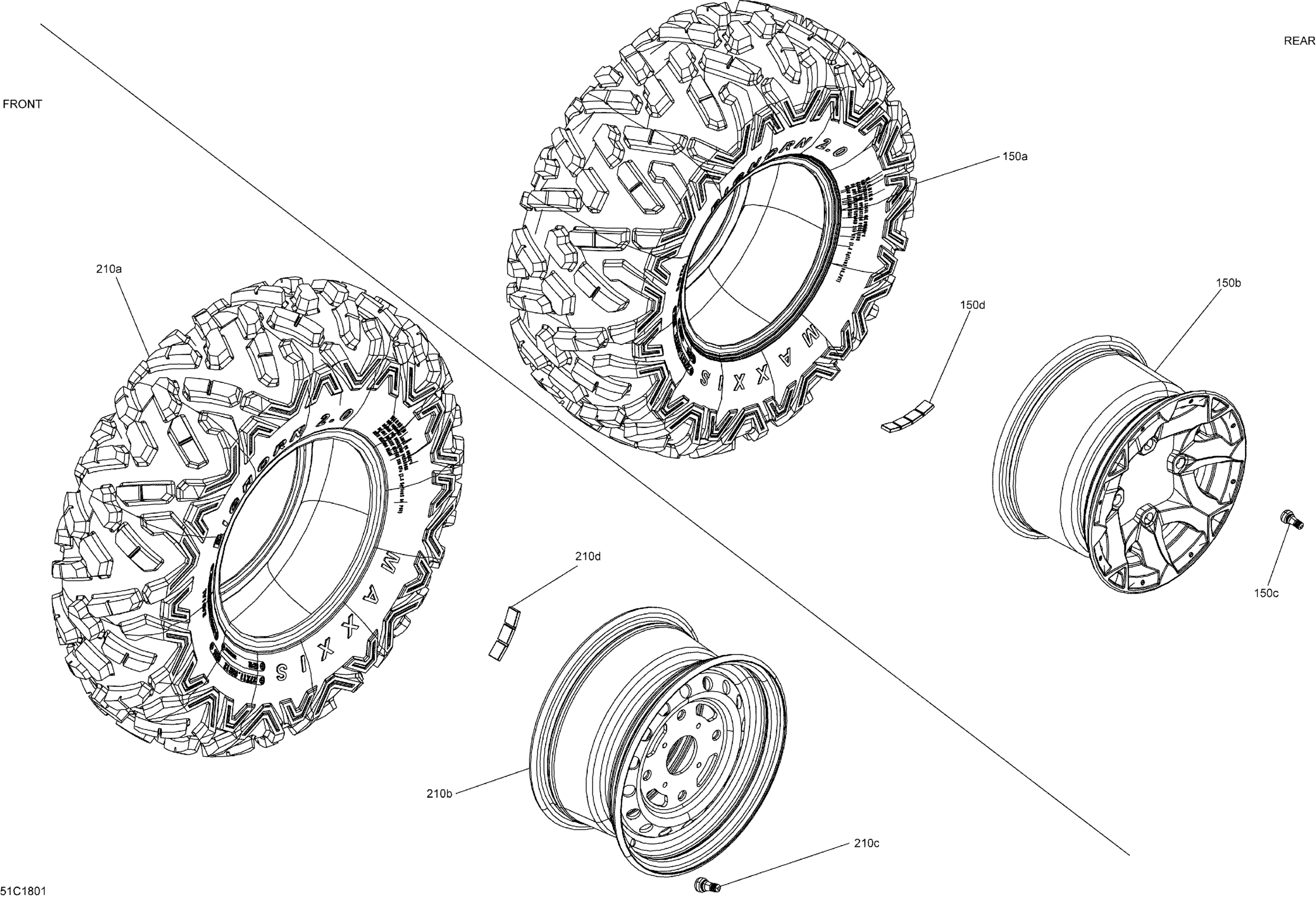 Wheels And Tires Commander - Package STD