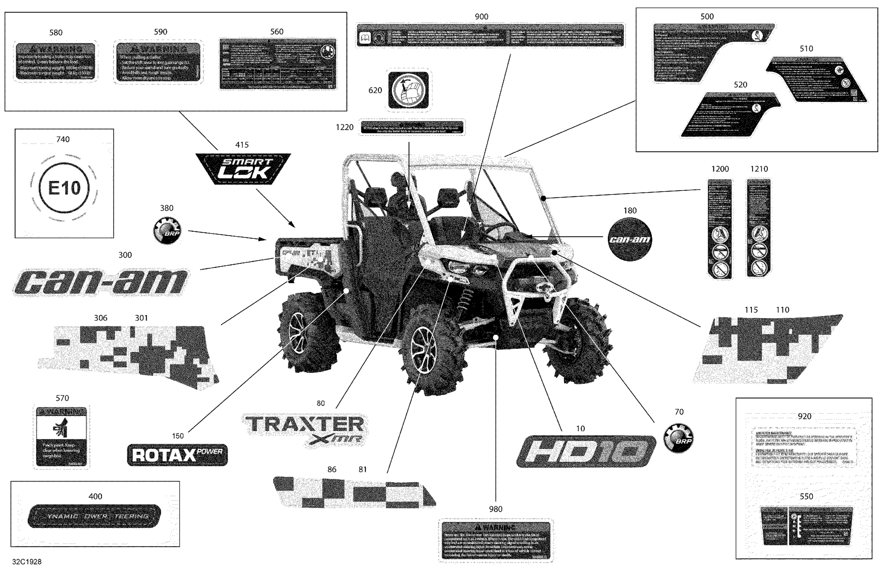 Decals - HD10 - XMR