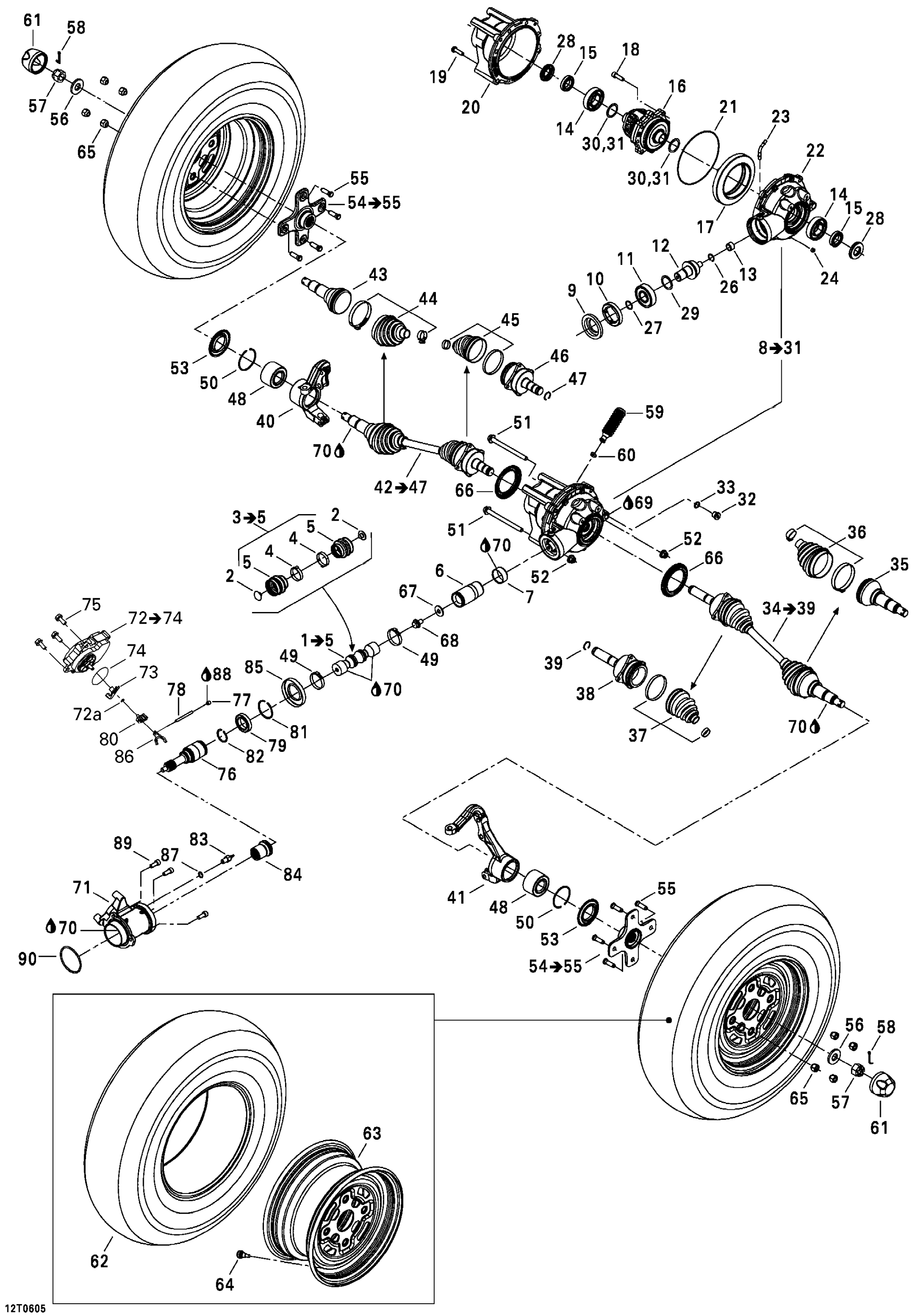 Drive System, Front STD