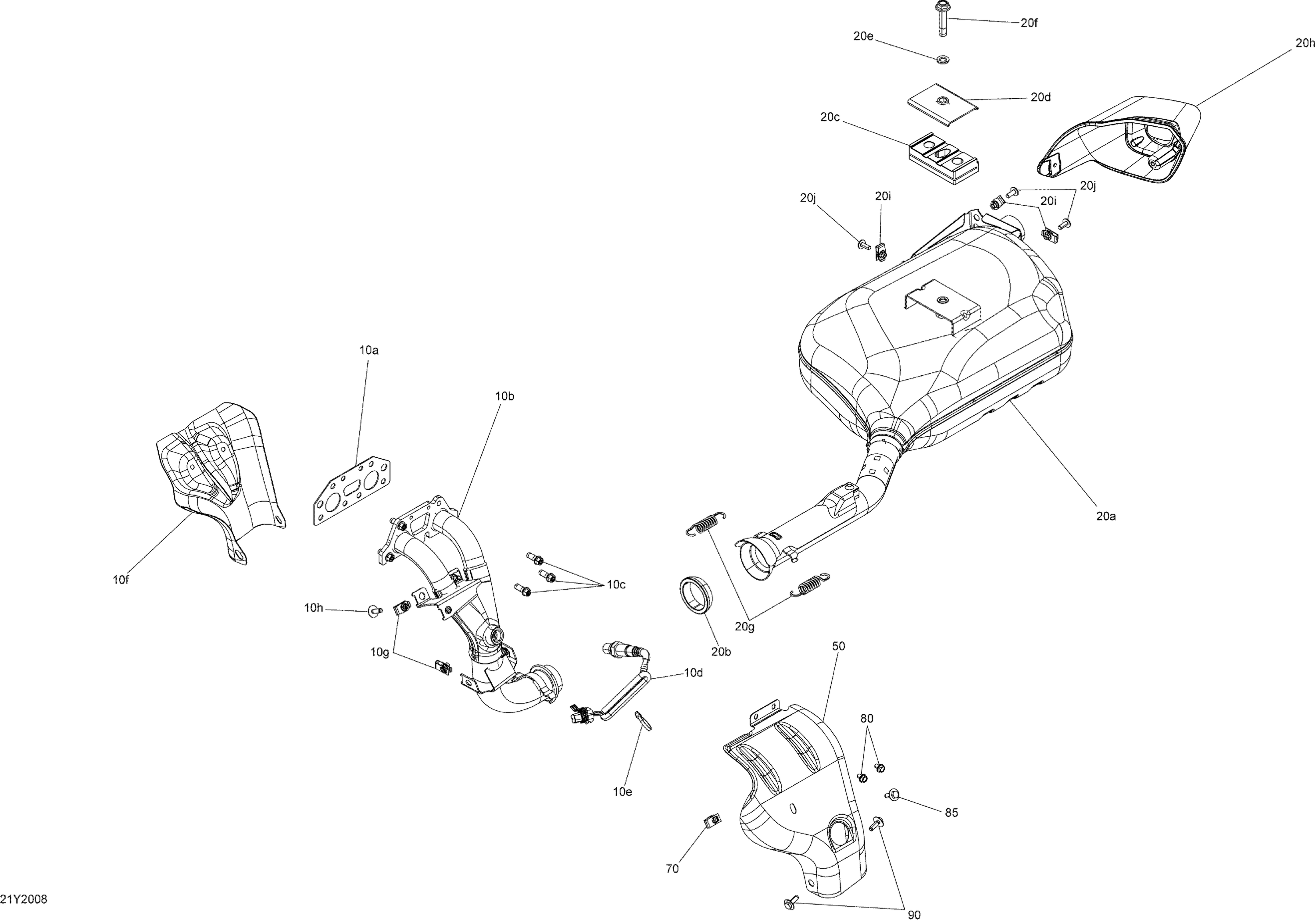 Схема узла: Exhaust System