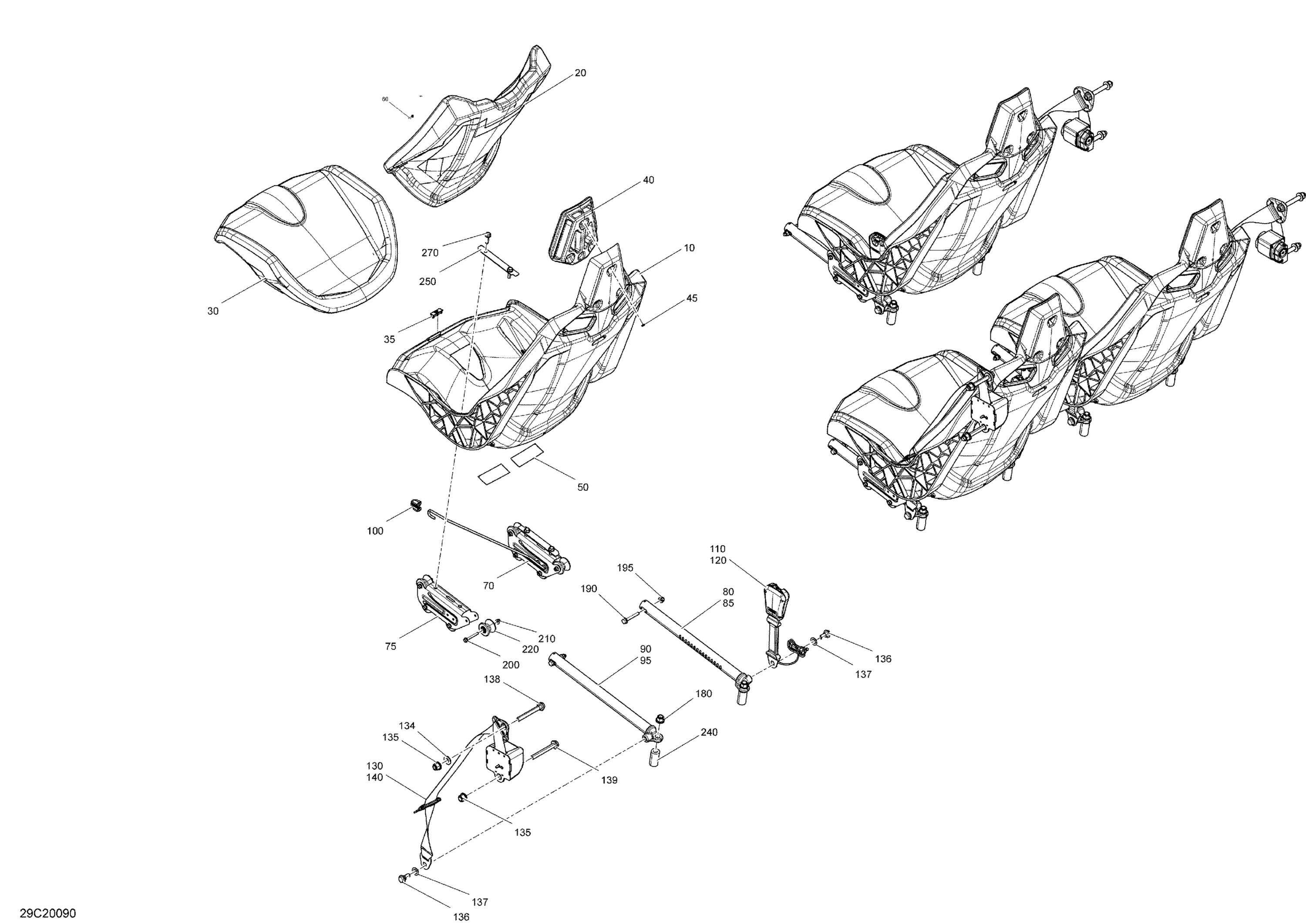 Схема узла: Seat - XDS