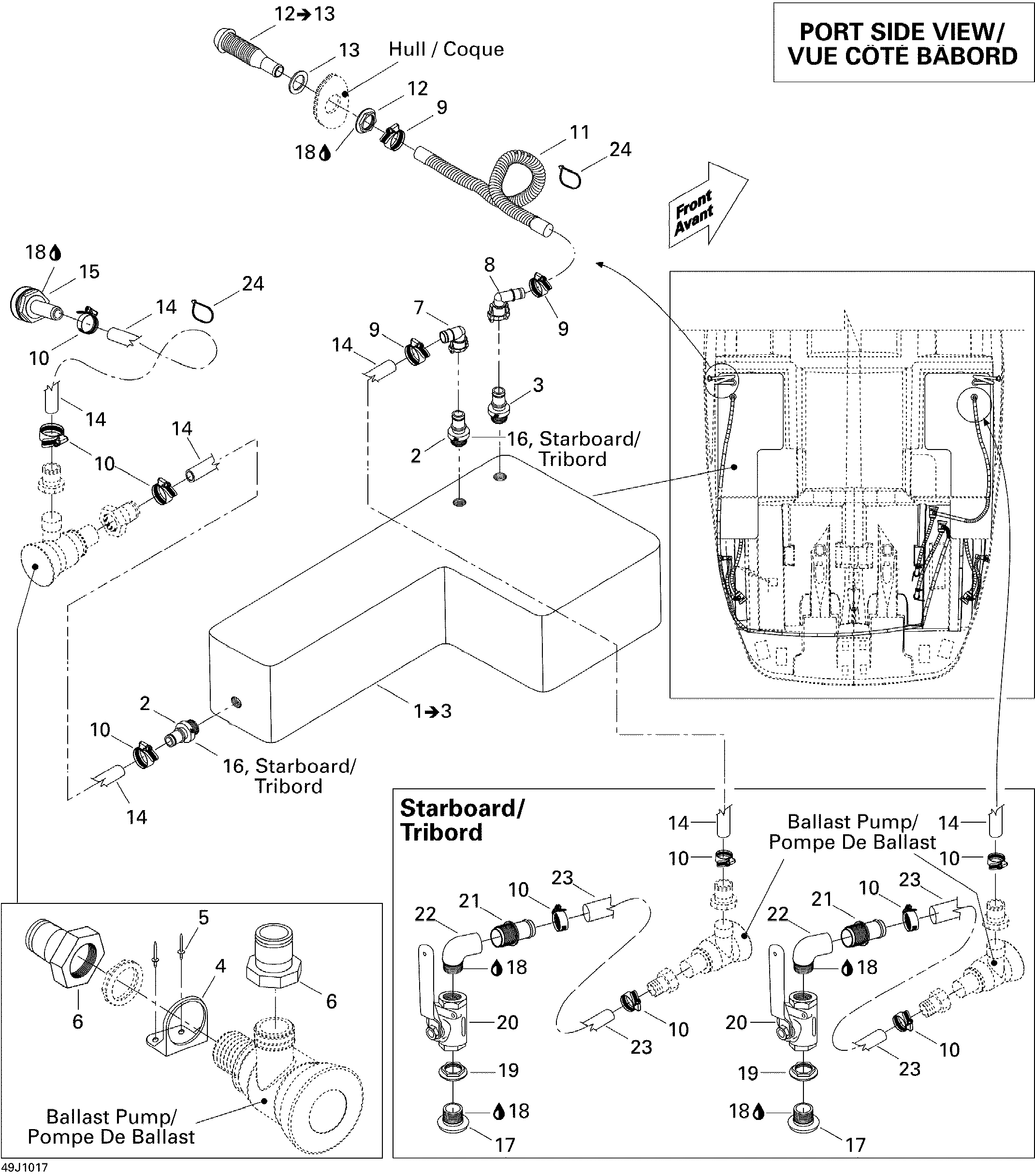 Схема узла: Ballast Tank