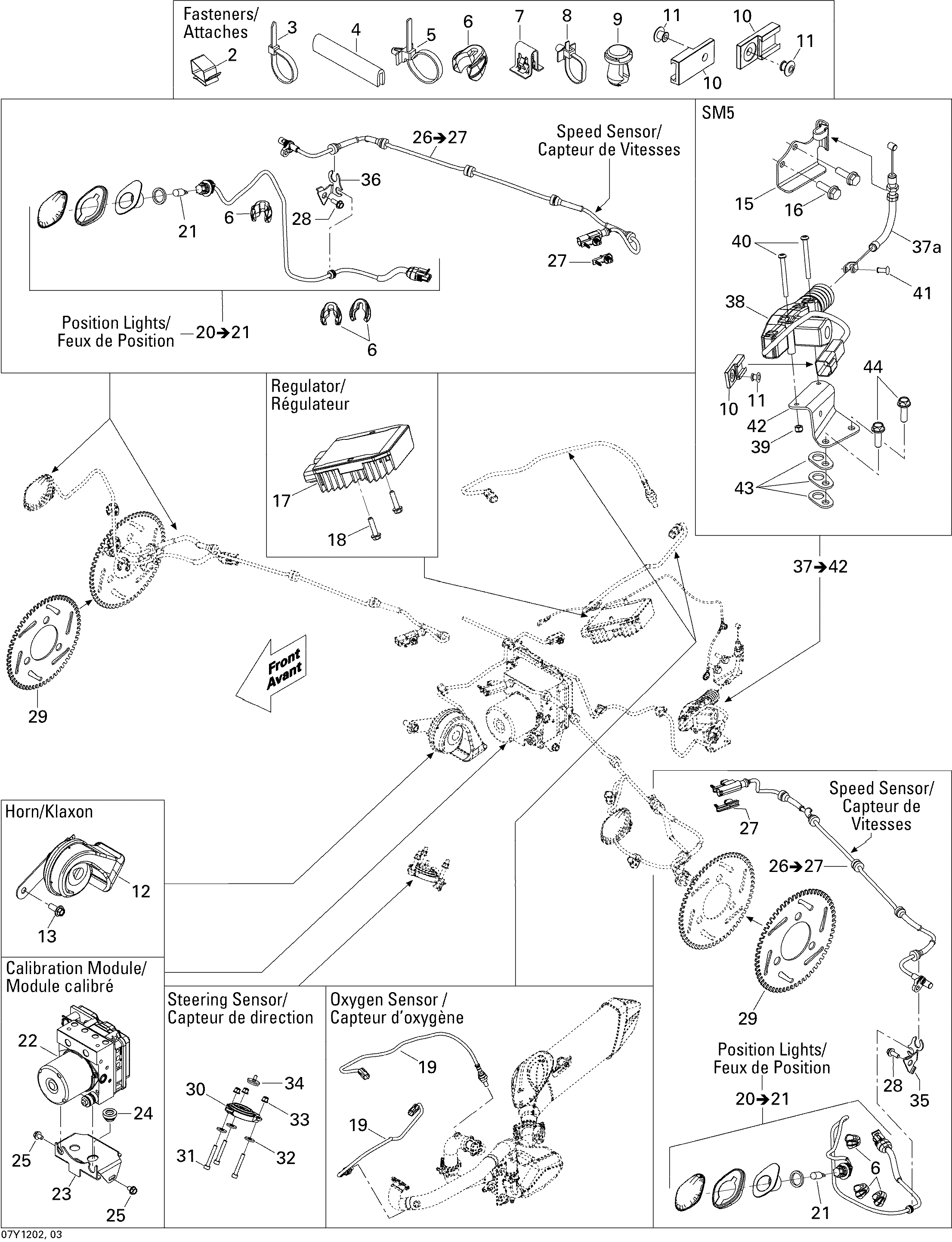 Схема узла: Electrical Accessories, Front