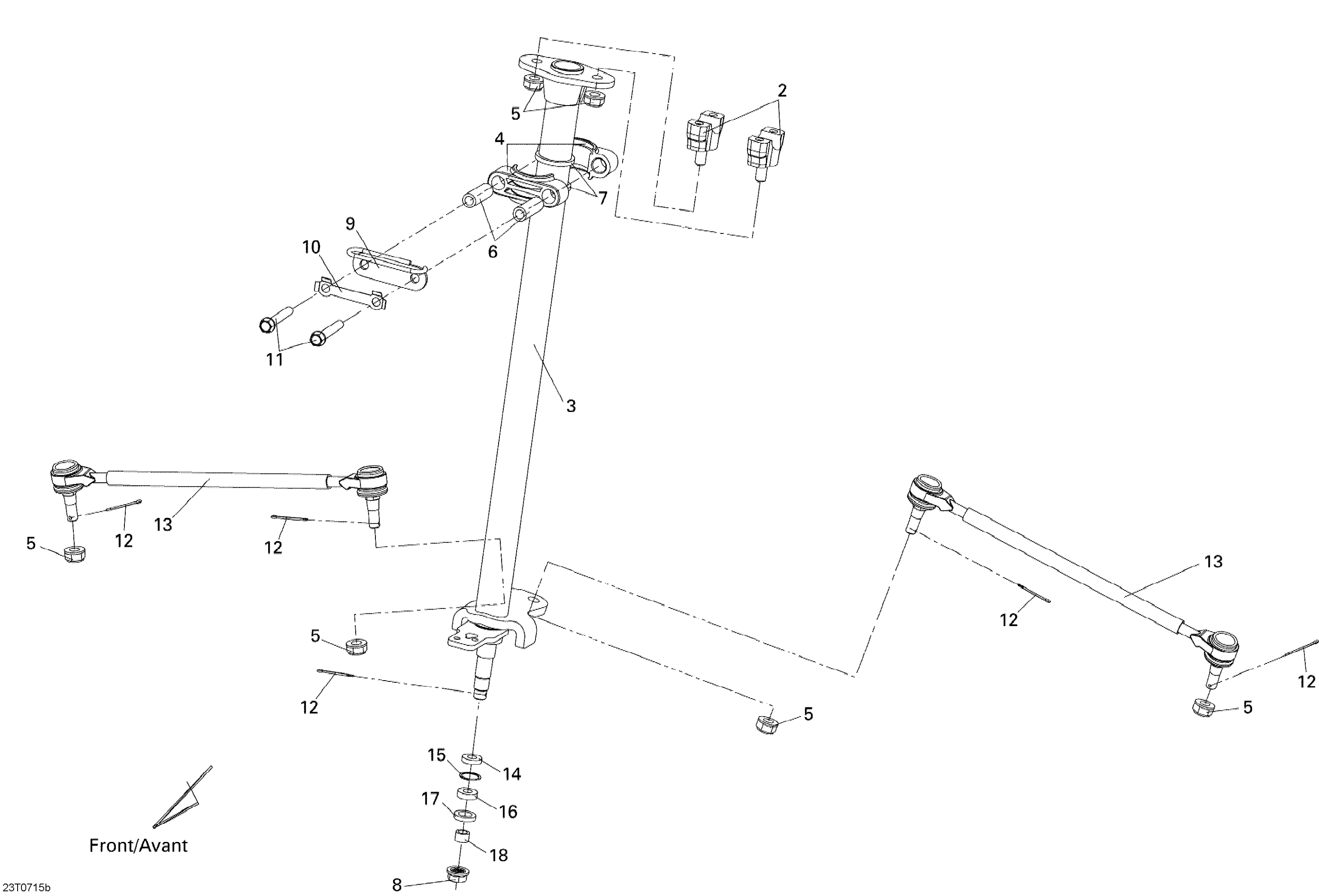 Схема узла: Steering Linkage