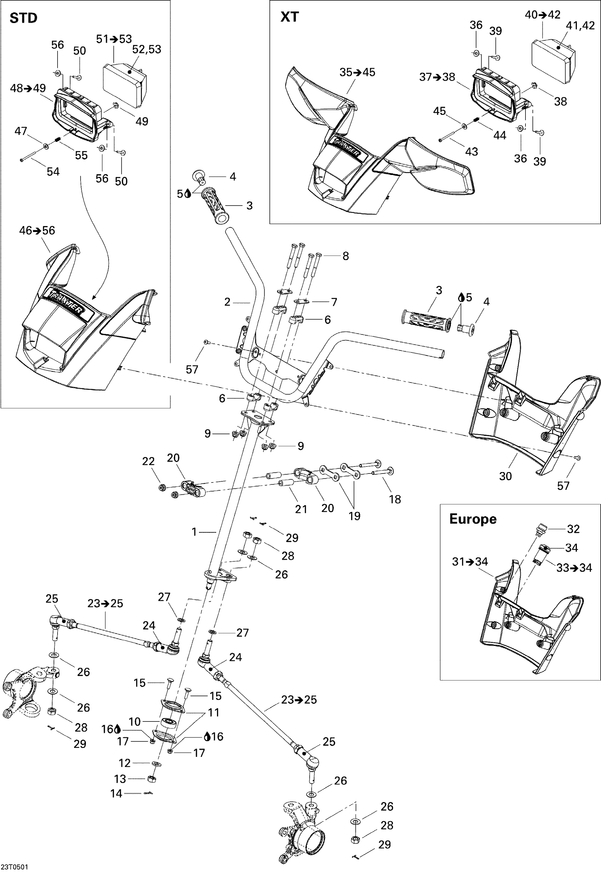 Схема узла: Steering System