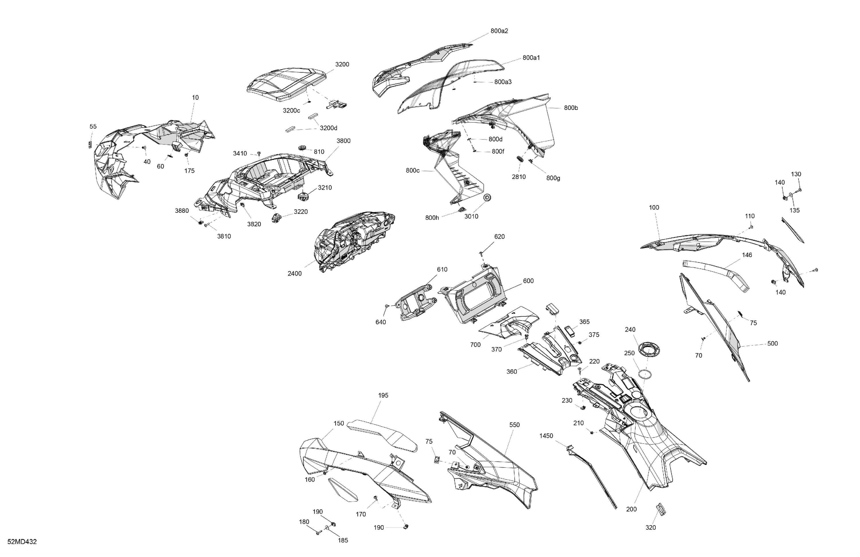 Схема узла: Body - Hood