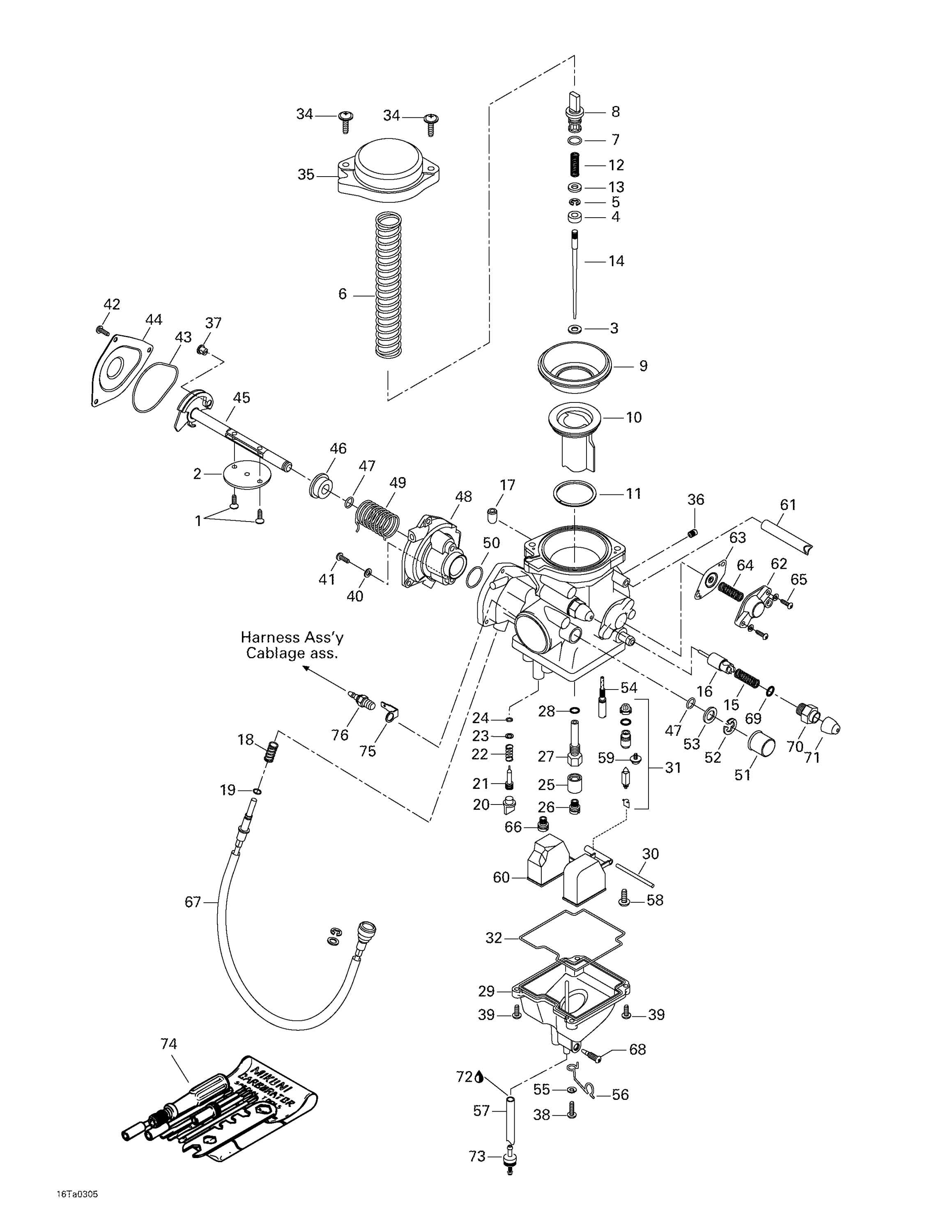 Схема узла: Carburetor