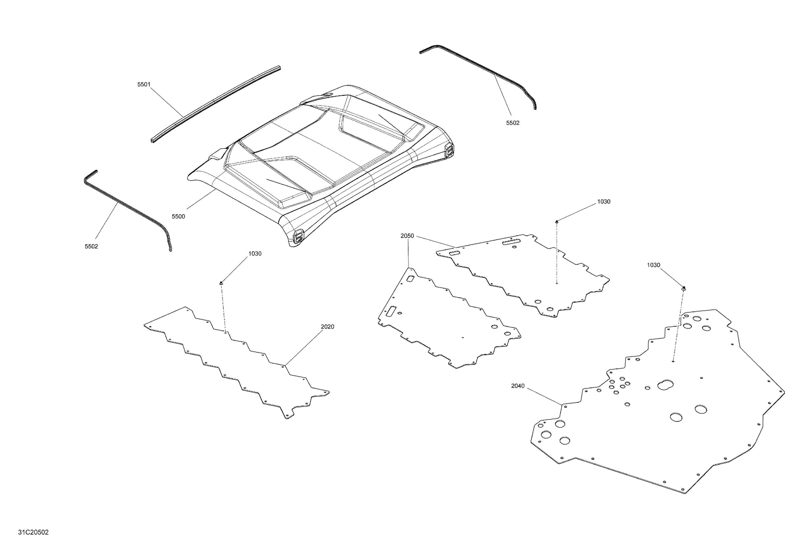 Body - Skid Plate - XT