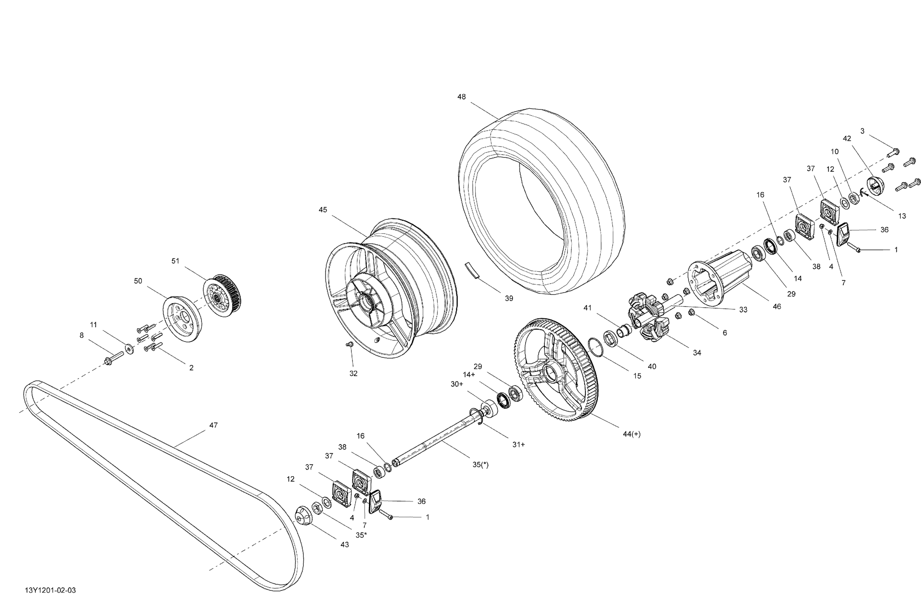 Drive System, Rear