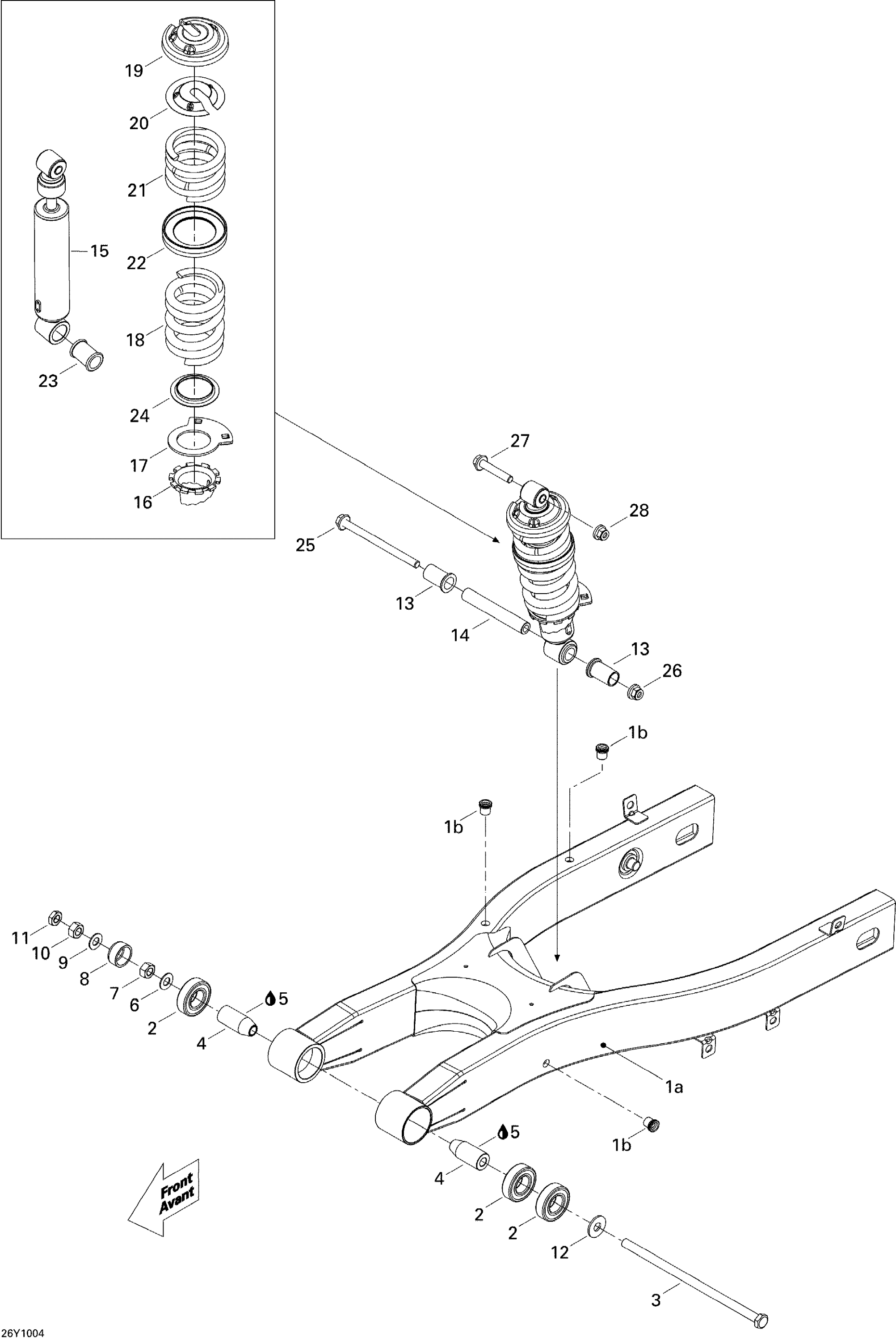 Suspension, Rear SE5 Electronic