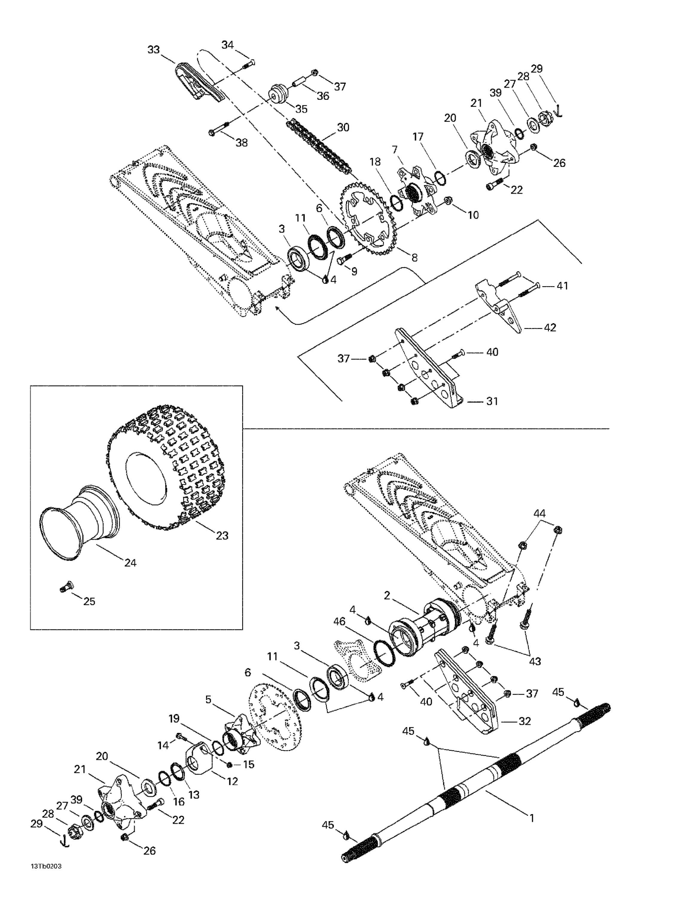 Drive System, Rear