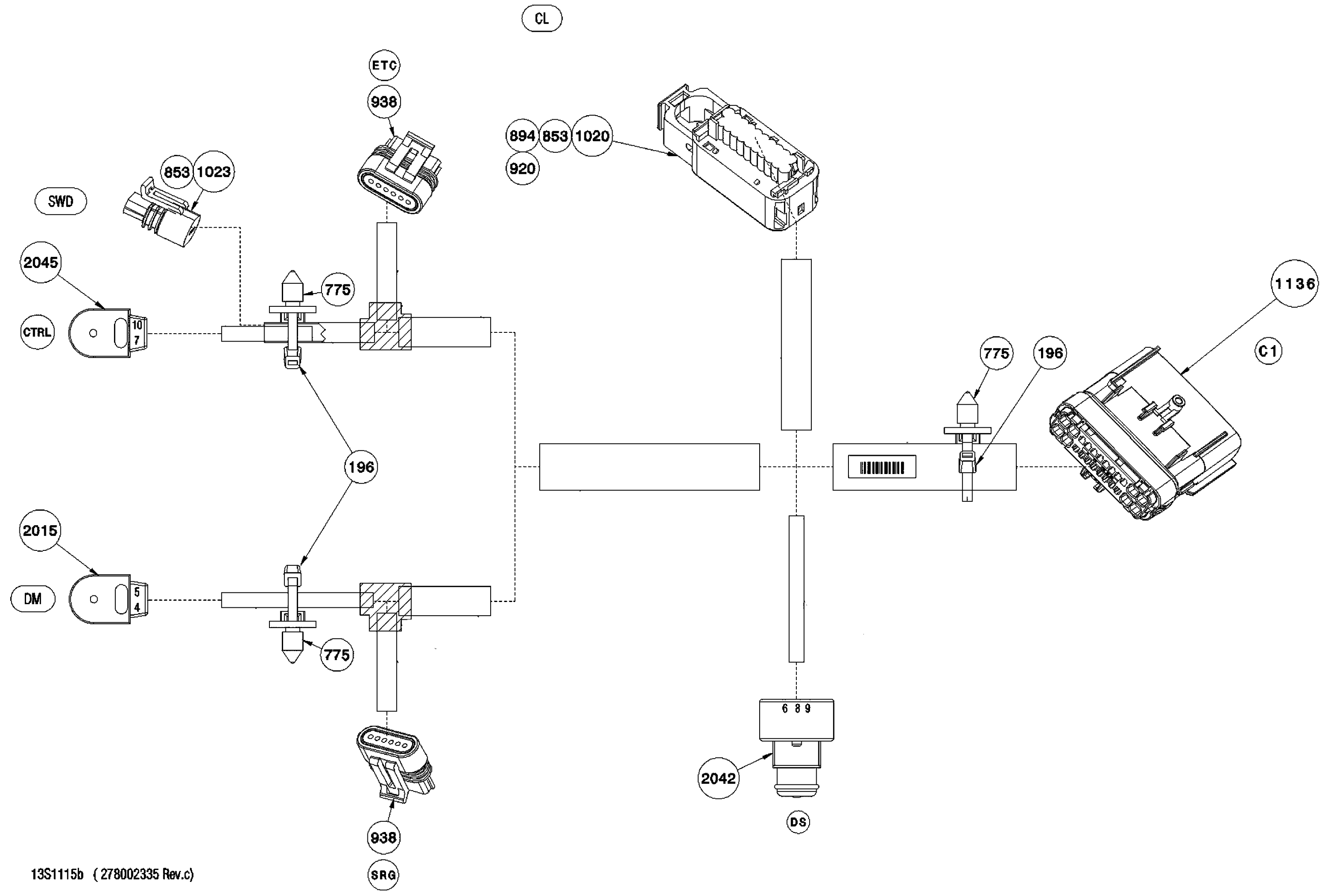 Electrical Harness , Steering