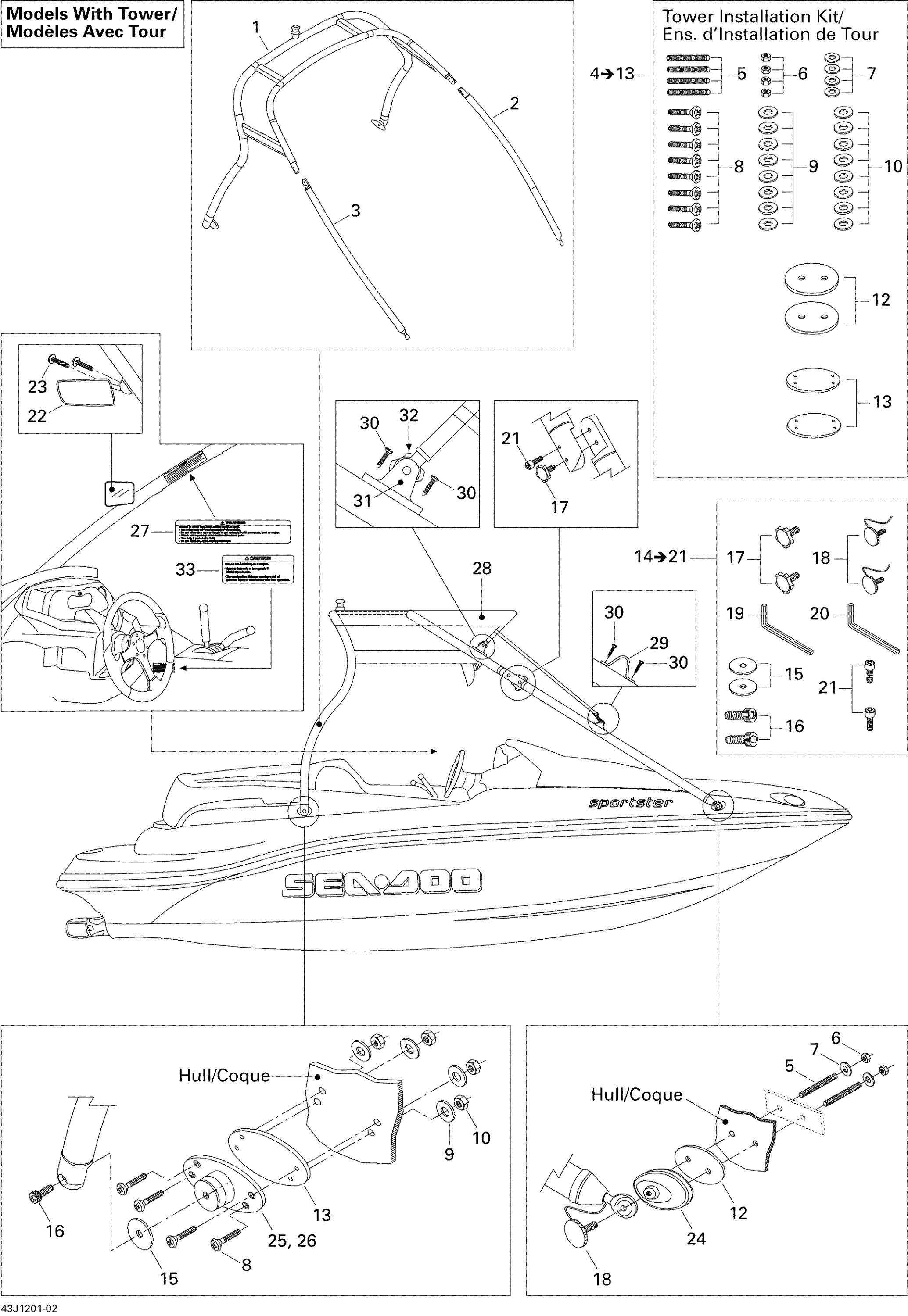 Tower And Bimini Top