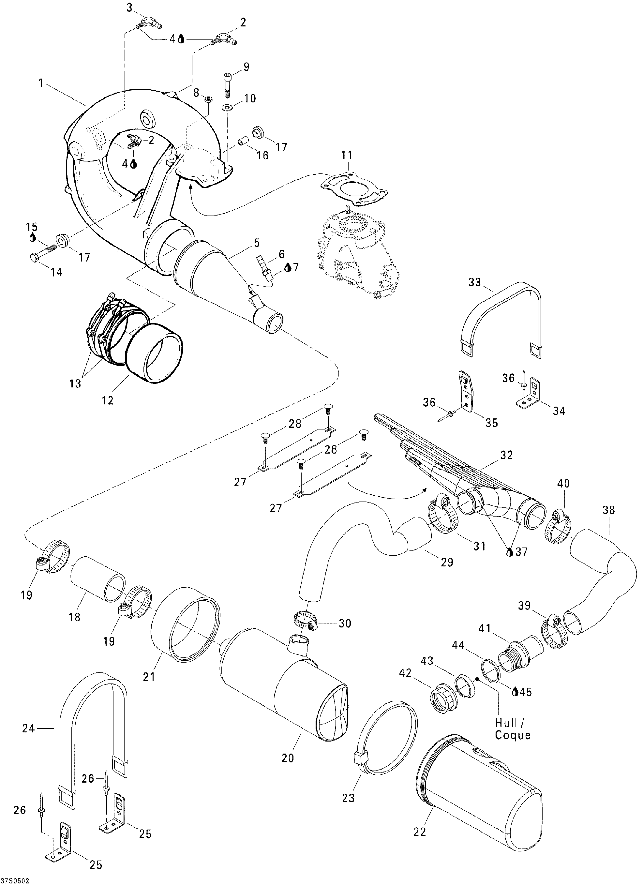 Схема узла: Exhaust System