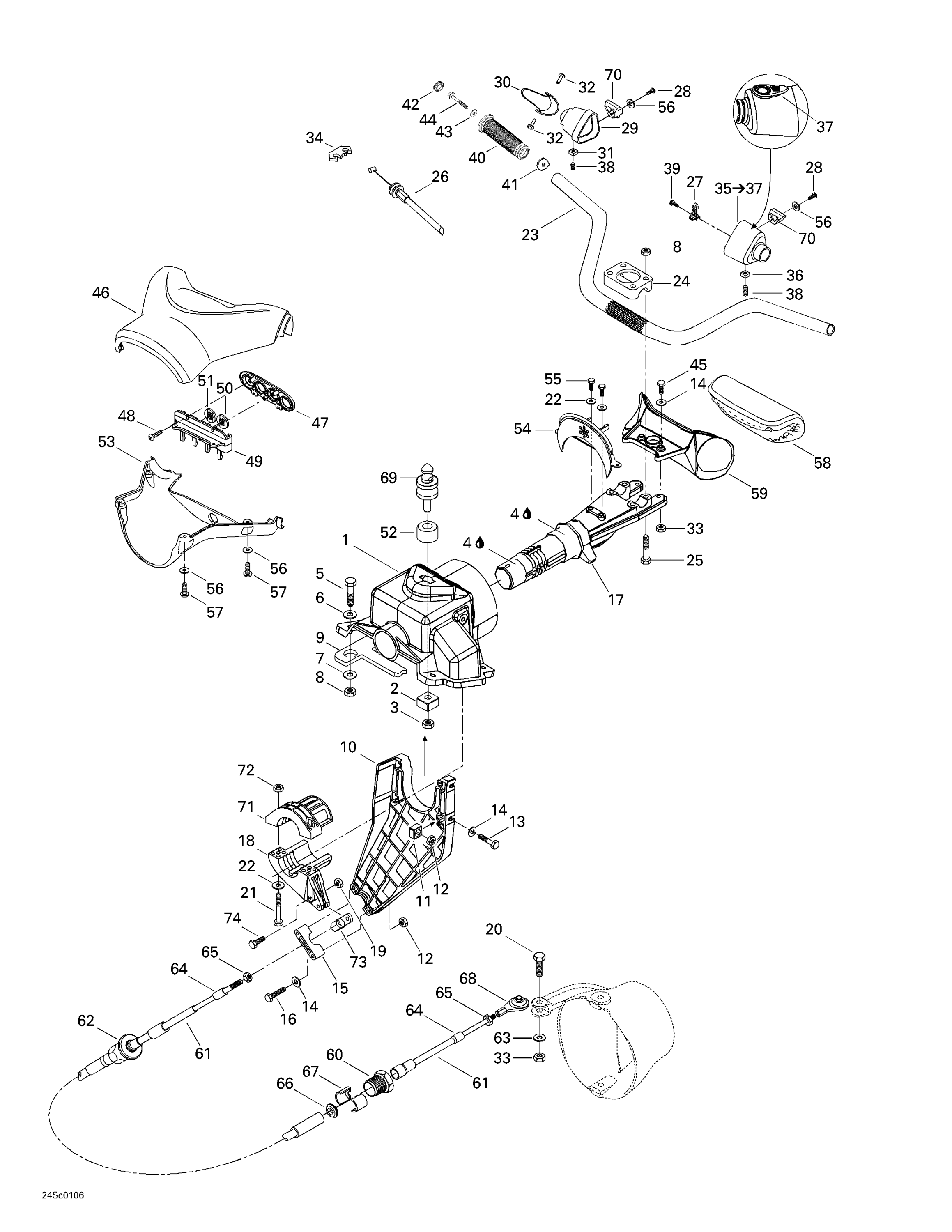 Схема узла: Steering System