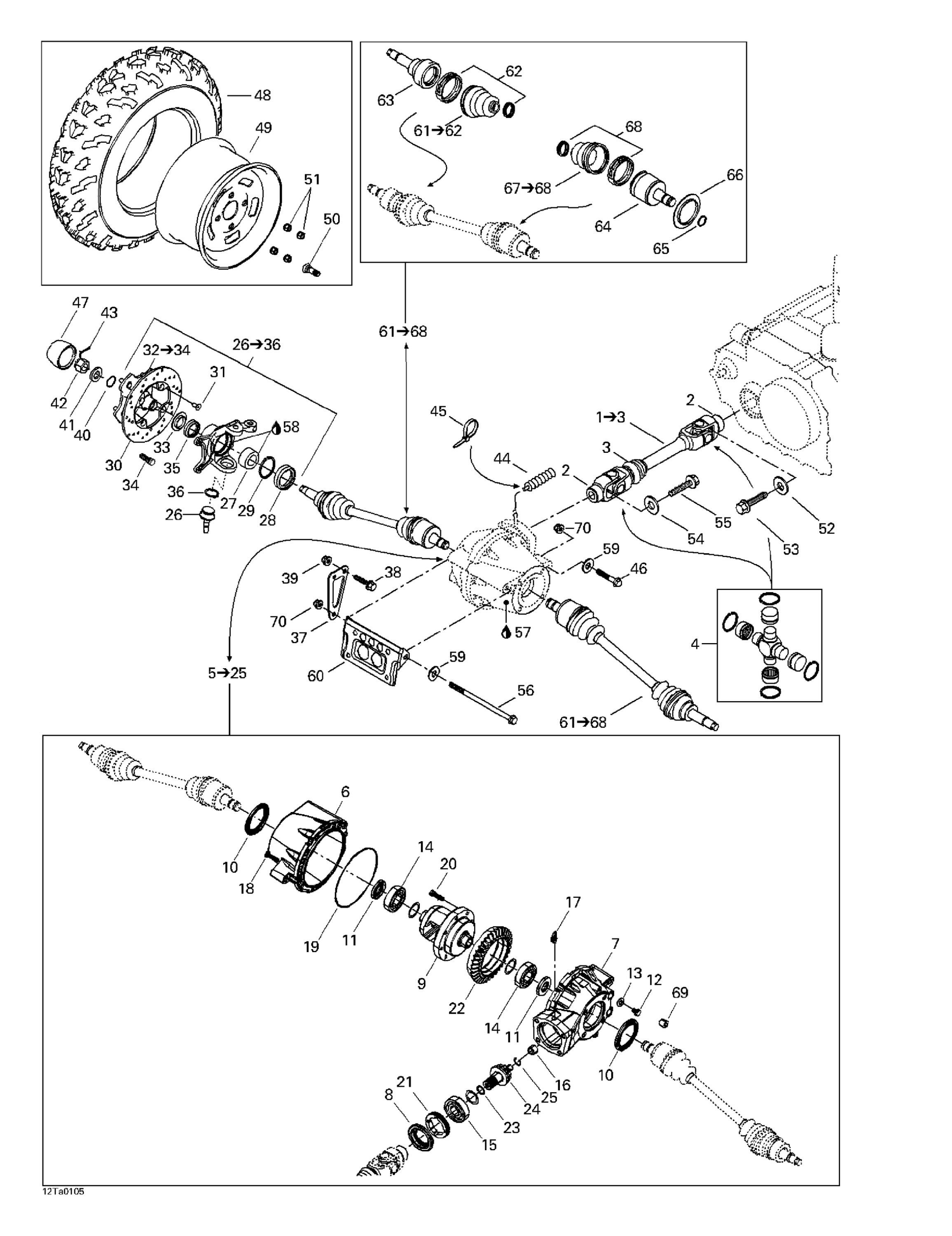 Drive System, Front