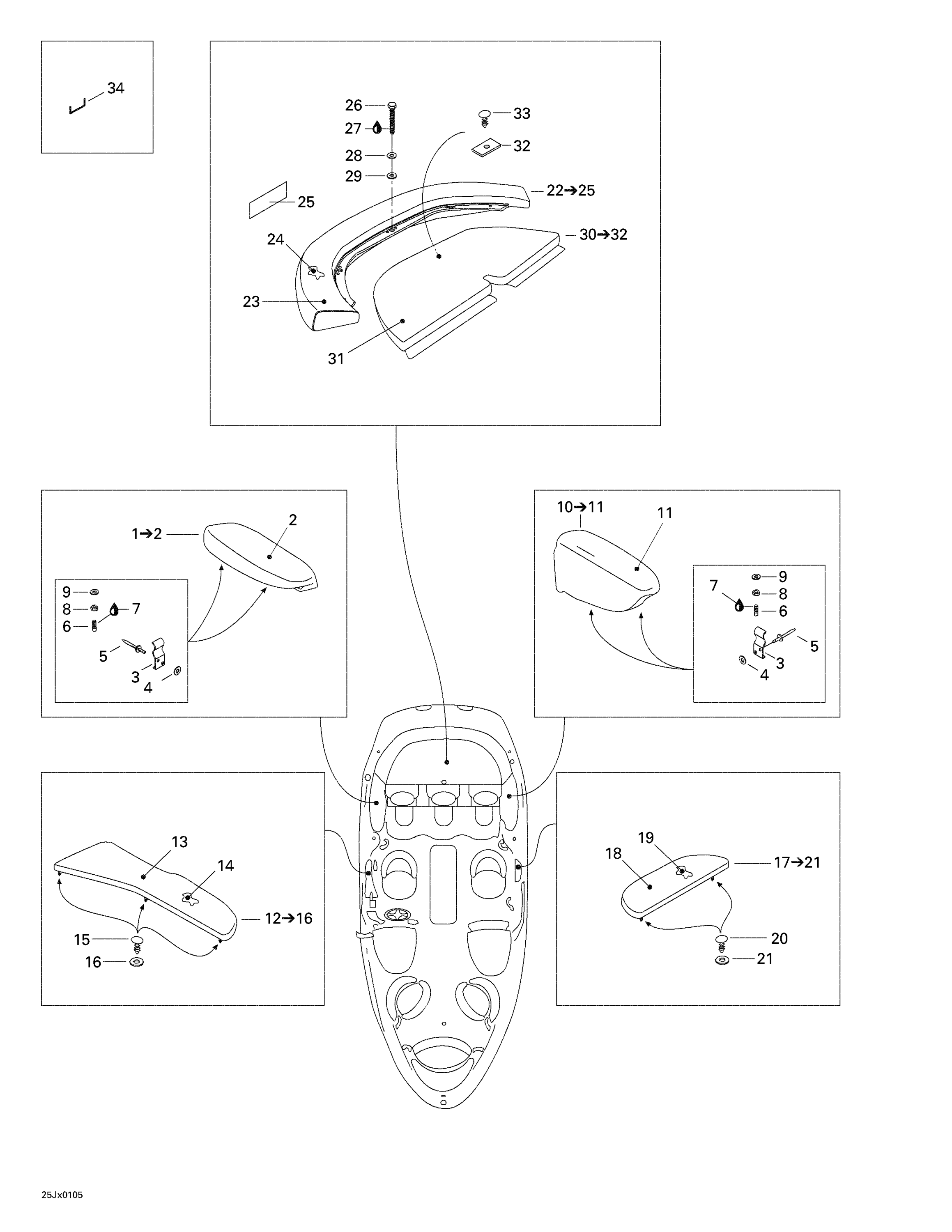 Seat (platform And Armrest)