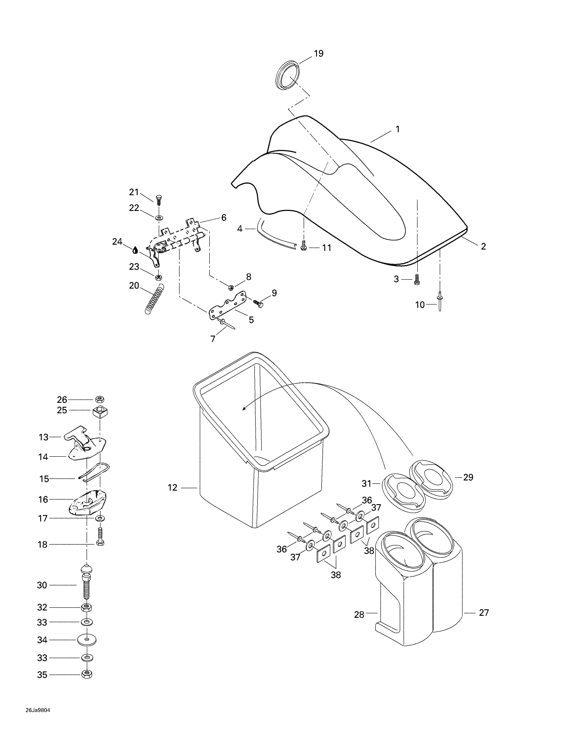 Front Storage Compartment
