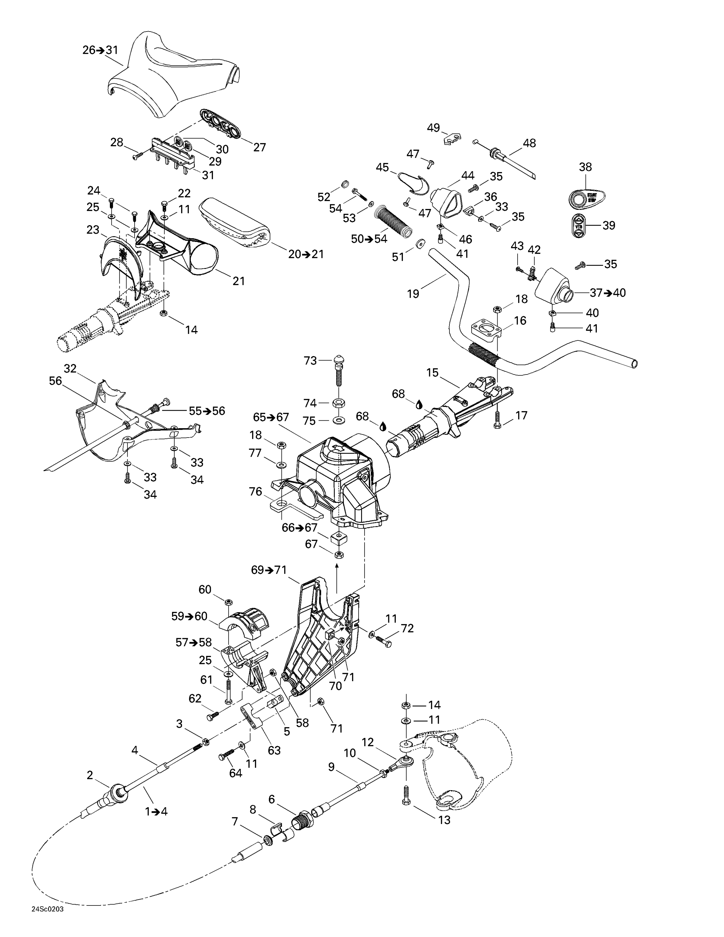 Схема узла: Steering System