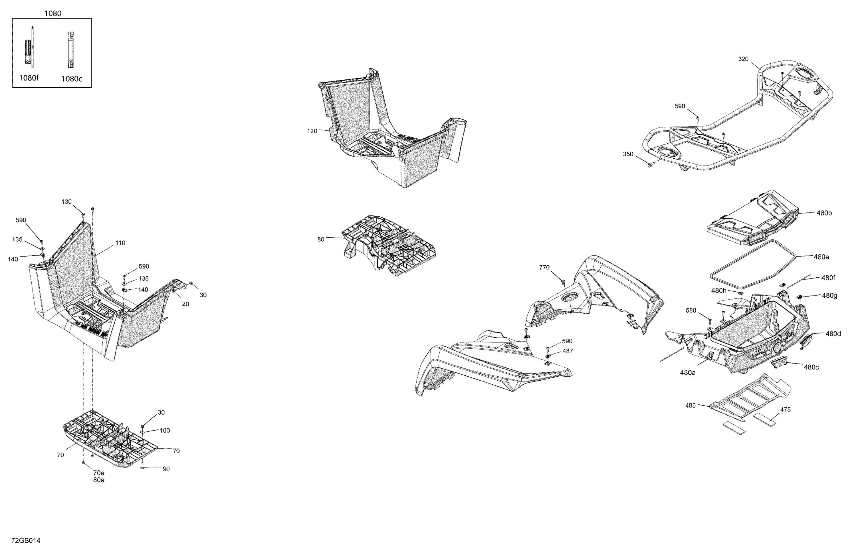 Схема узла: Body - Rear Section