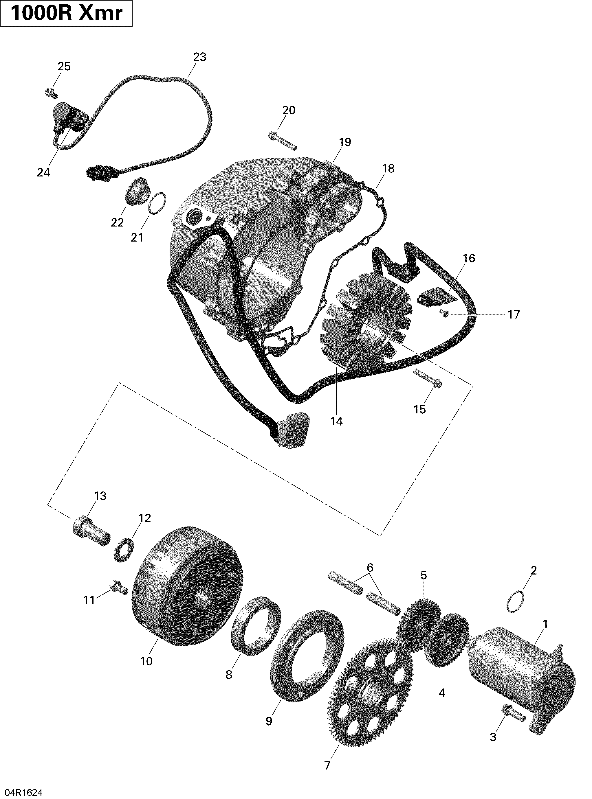 Magneto and Electric Starter - 1000R EFI