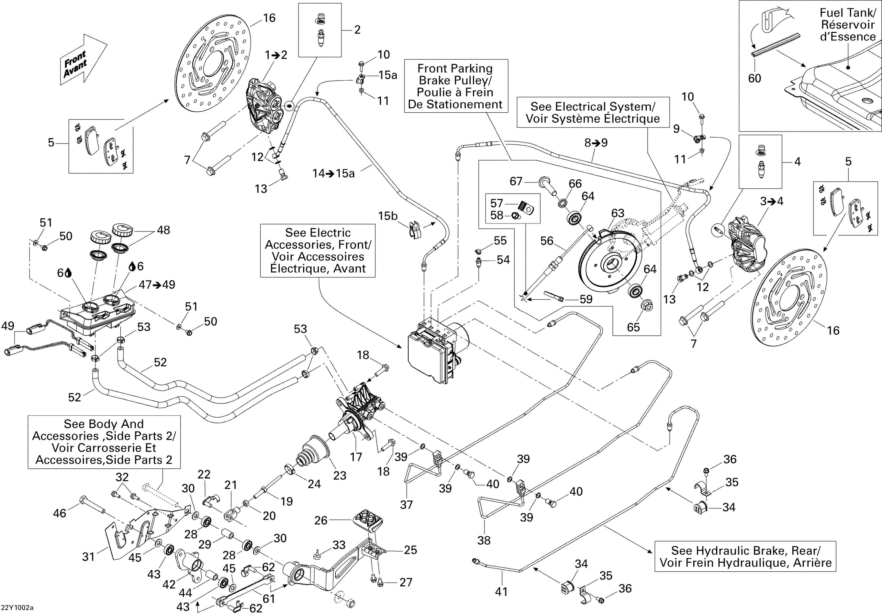 Hydraulic Brake, Front