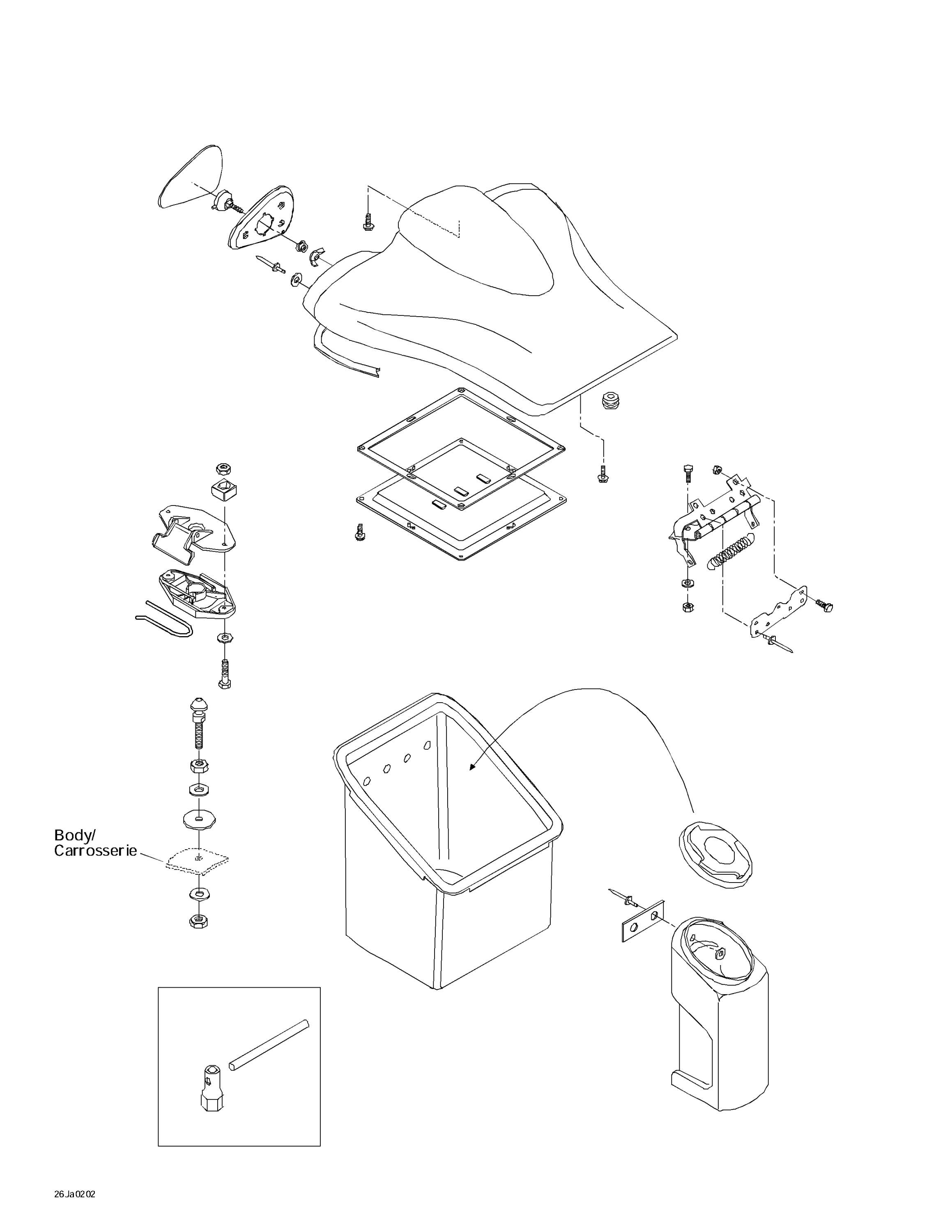Front Storage Compartment