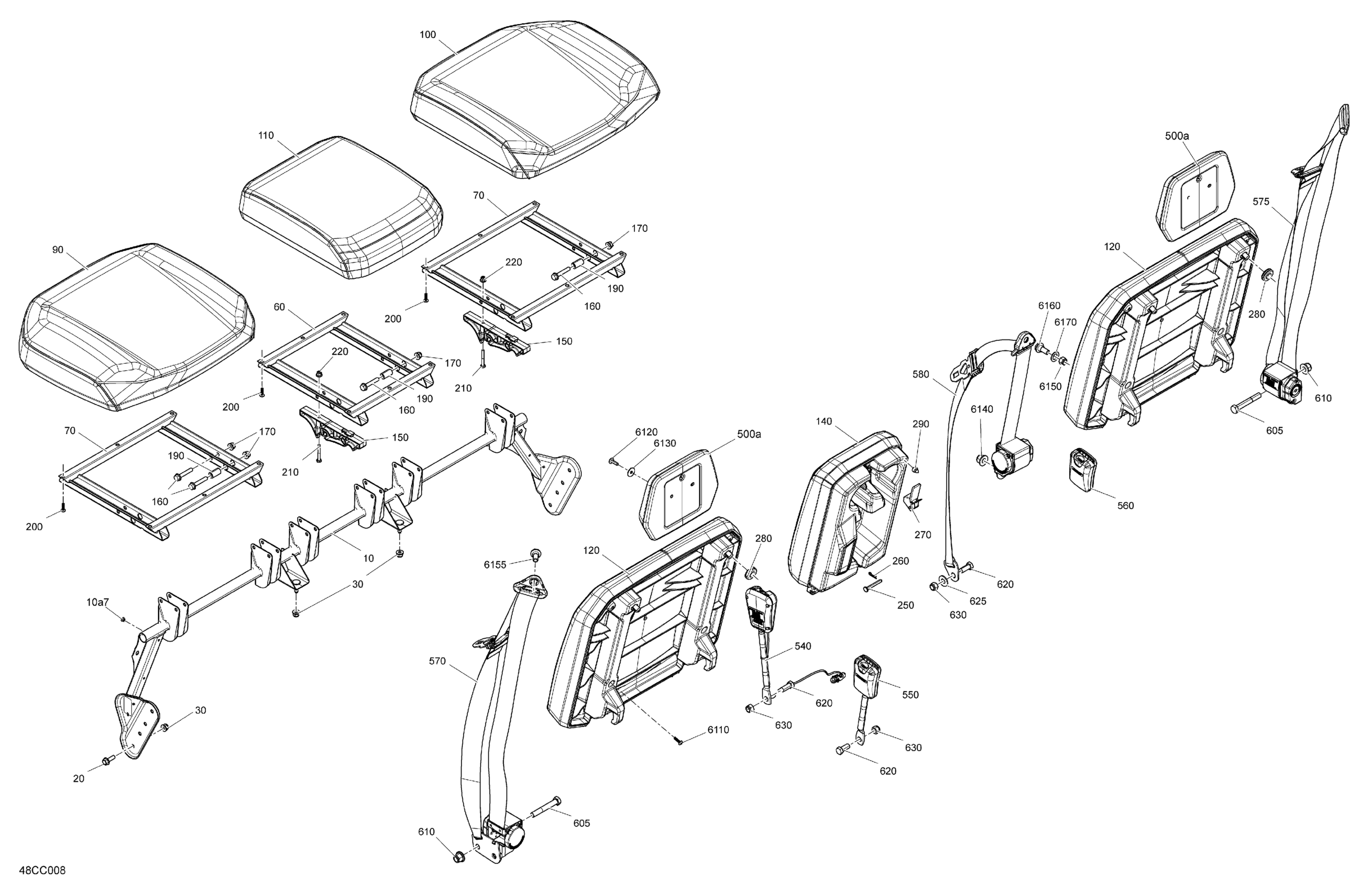 Body - Seat - Rear Section