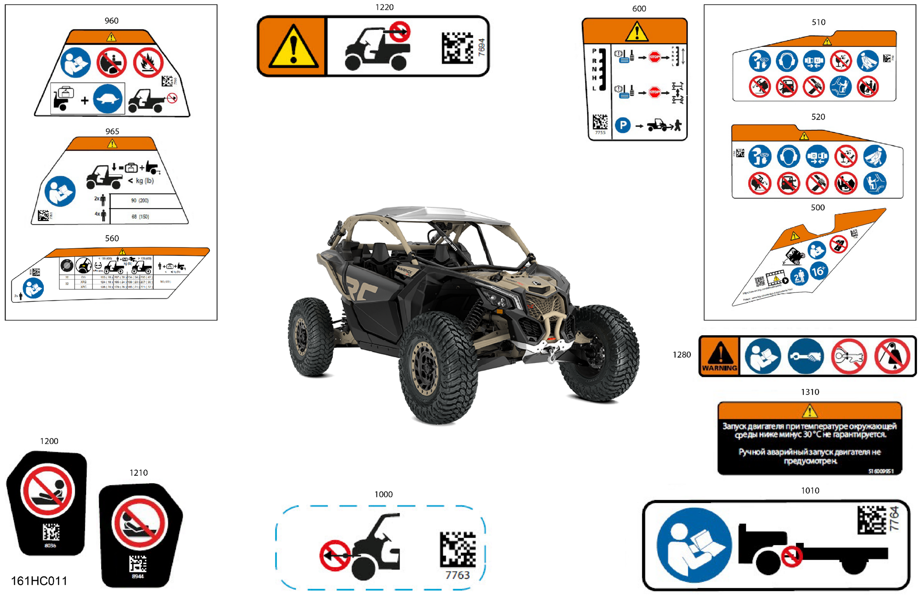 Body - Warning Decals