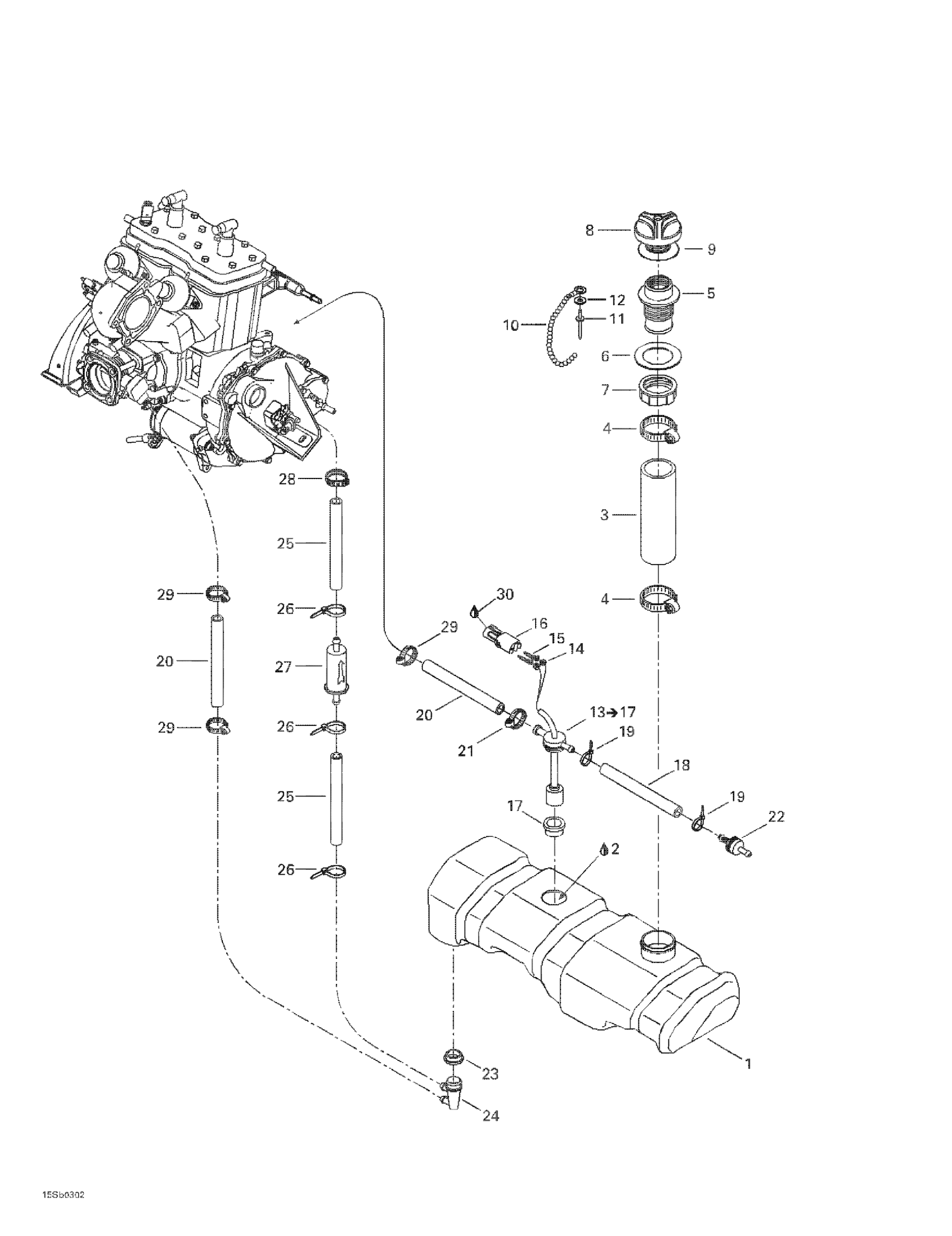 Схема узла: Oil Injection System