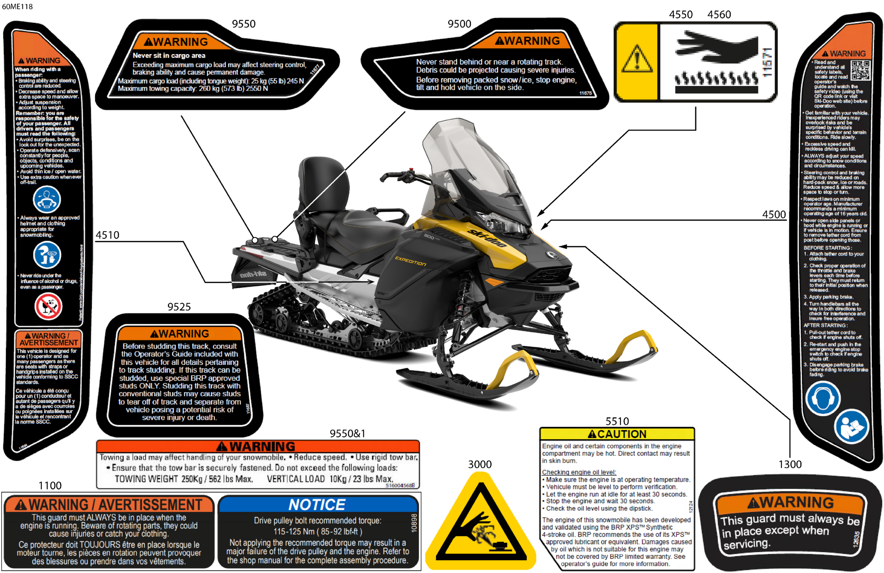 Body - Warning Decals