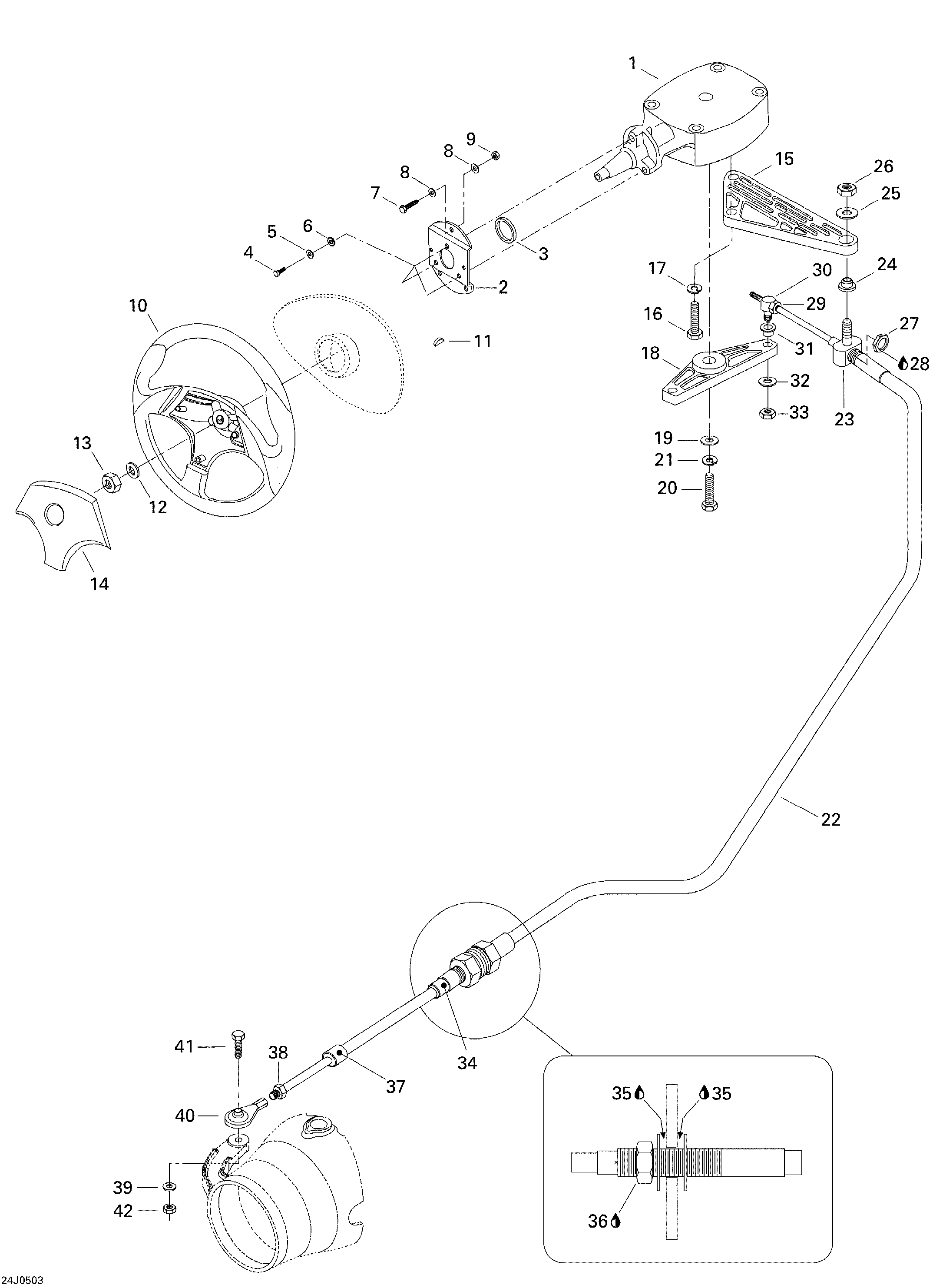 Схема узла: Steering System