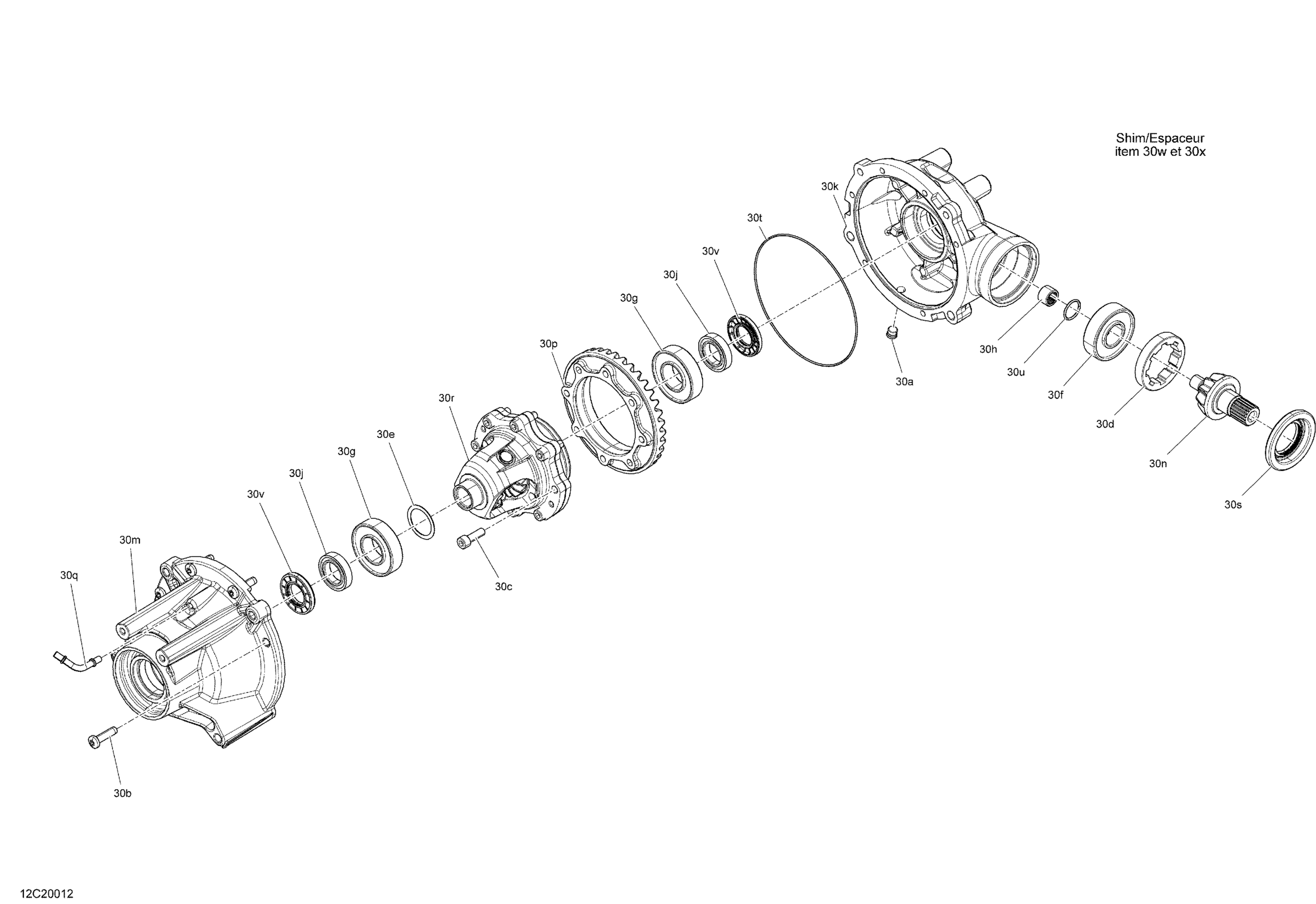 Front Drive - Differential Parts