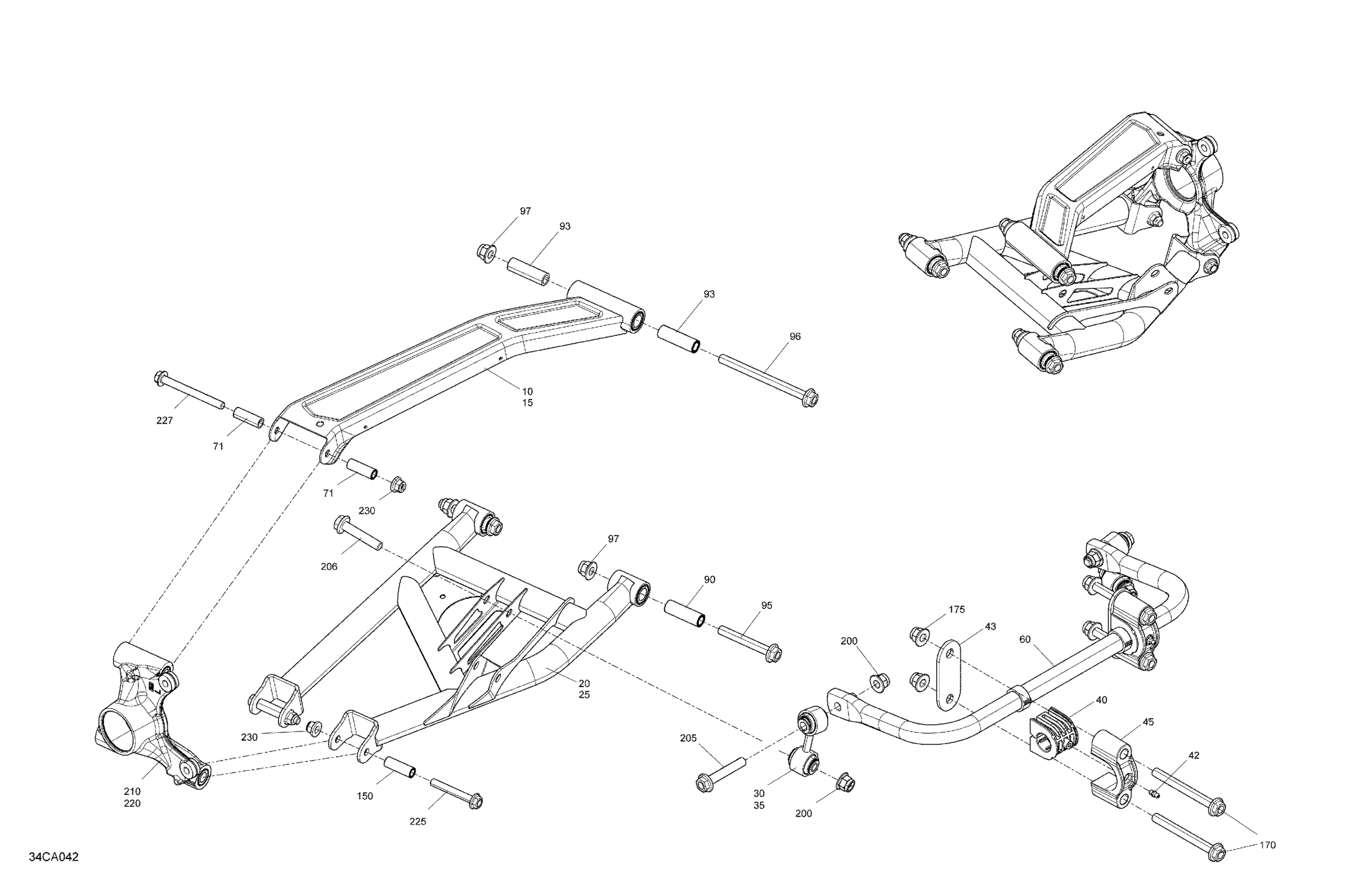 Схема узла: Suspension - Rear - Built After January 18th