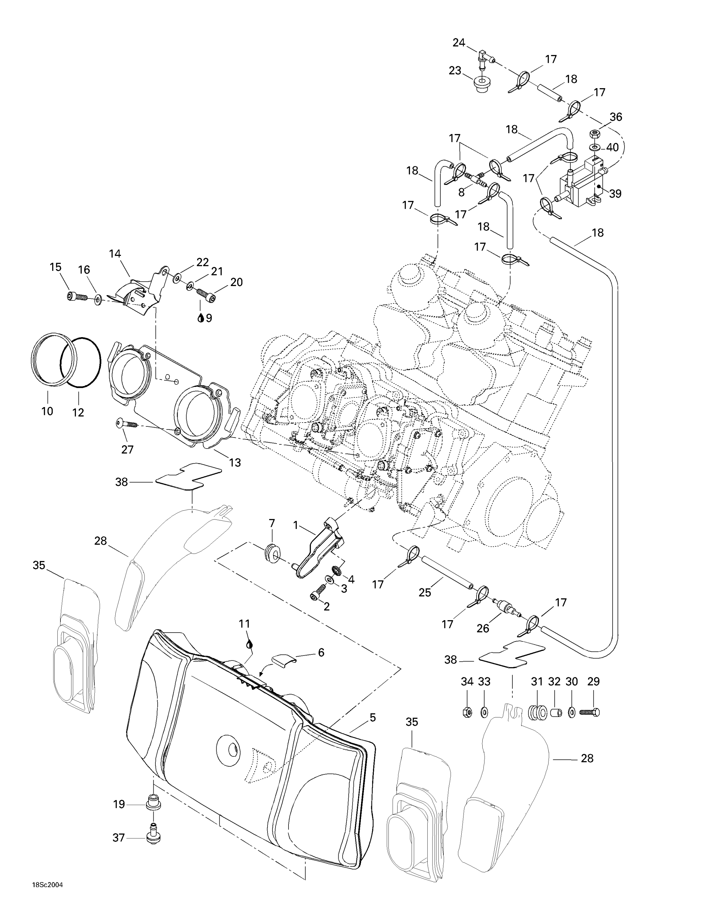 Схема узла: Air Intake System