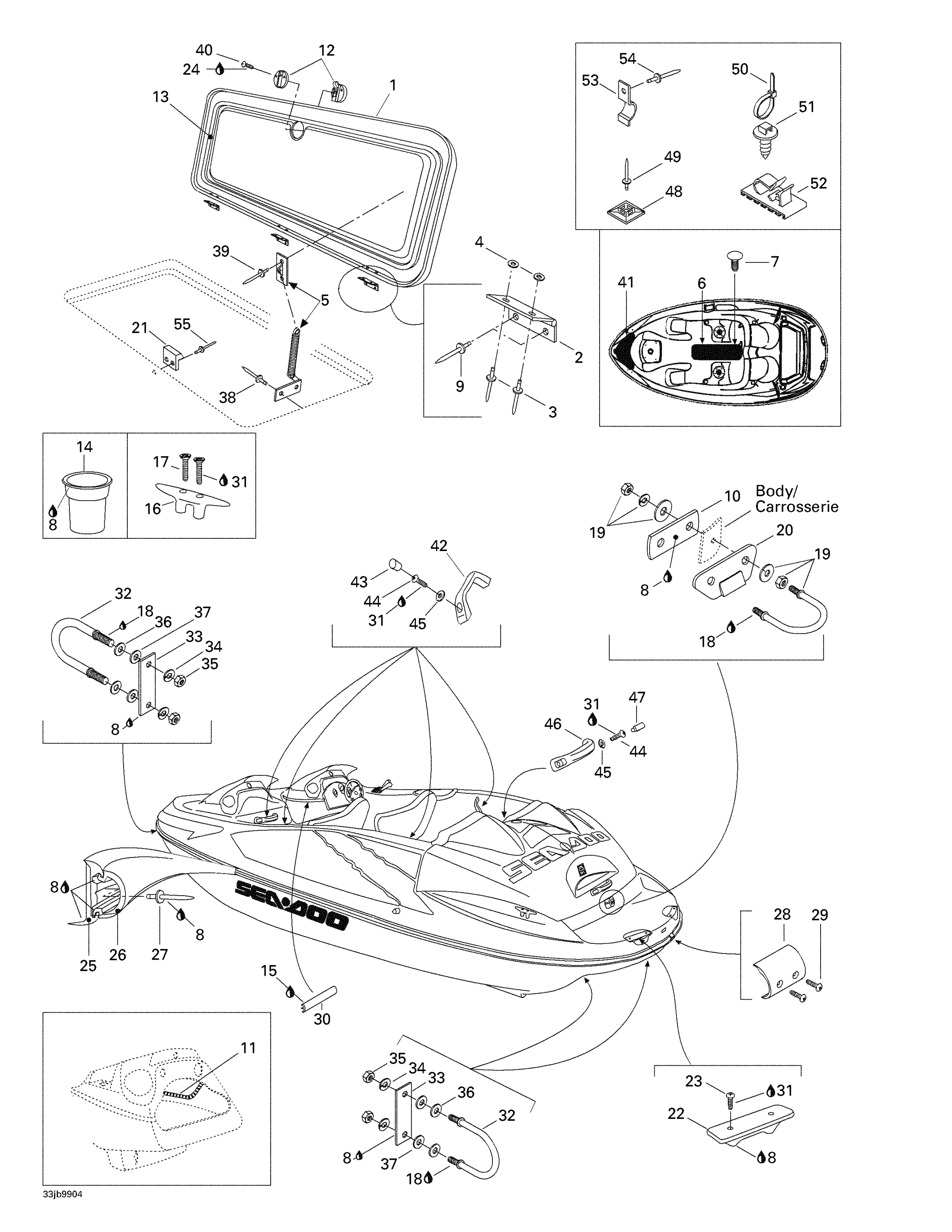 Central Cover And Accessories