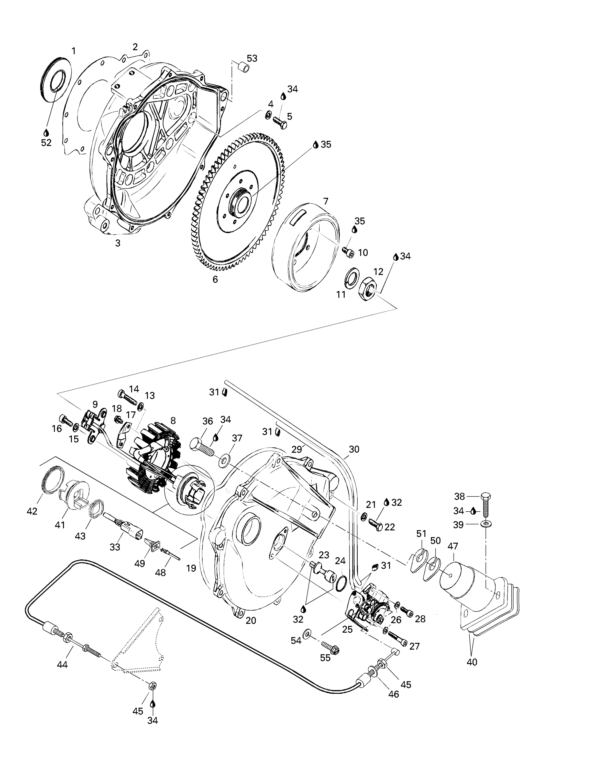Magneto, Oil Pump