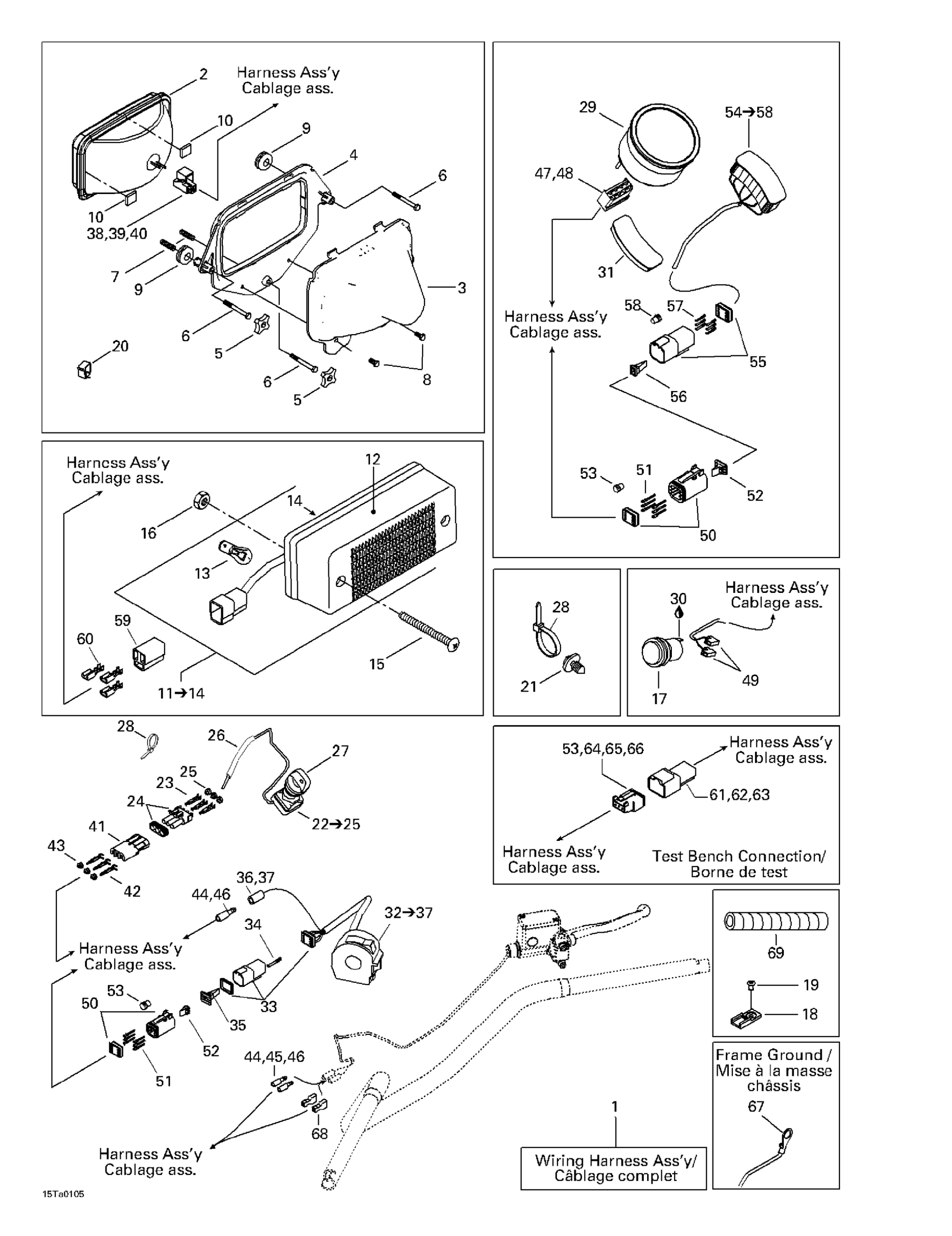 Схема узла: Main Harness And Electrical Accessories