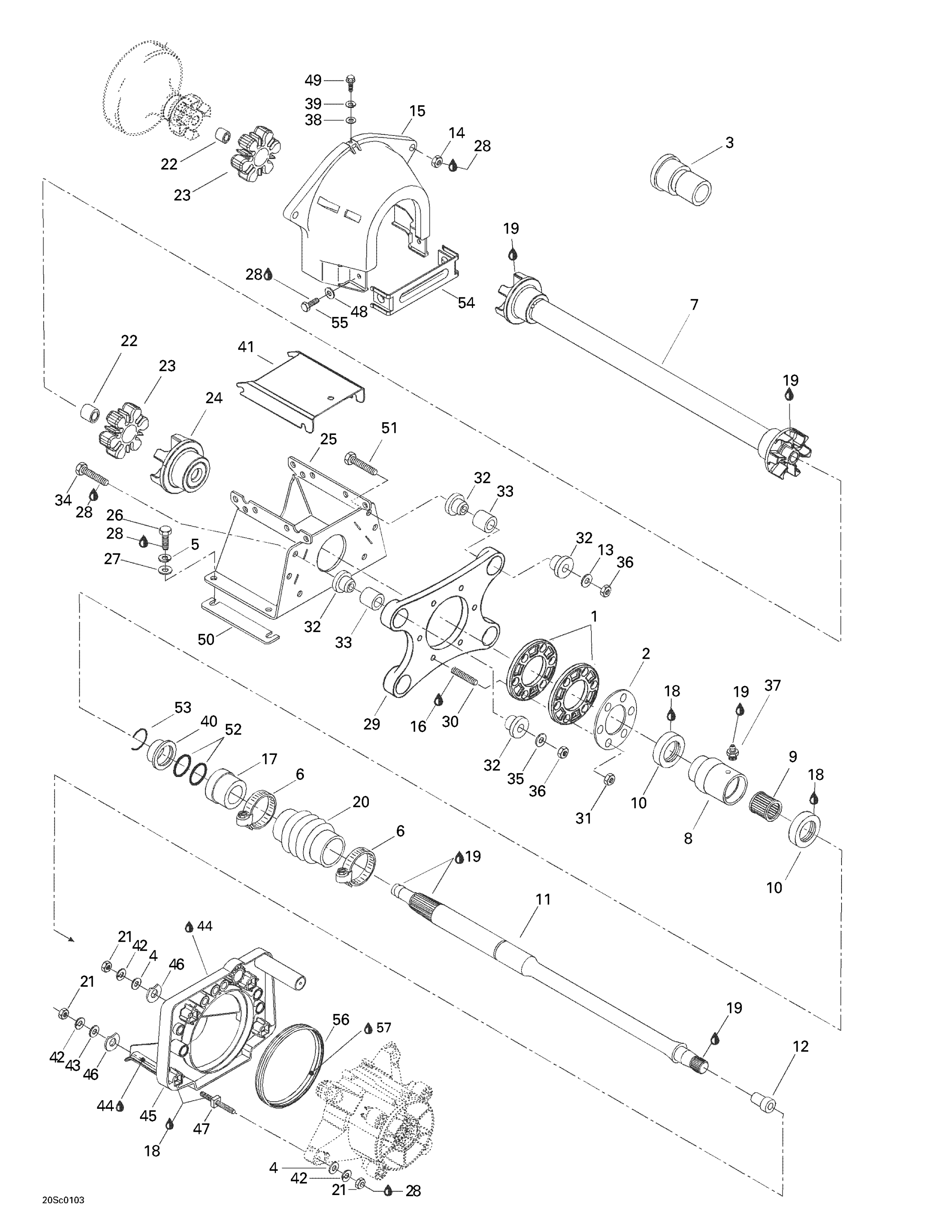 Схема узла: Drive System