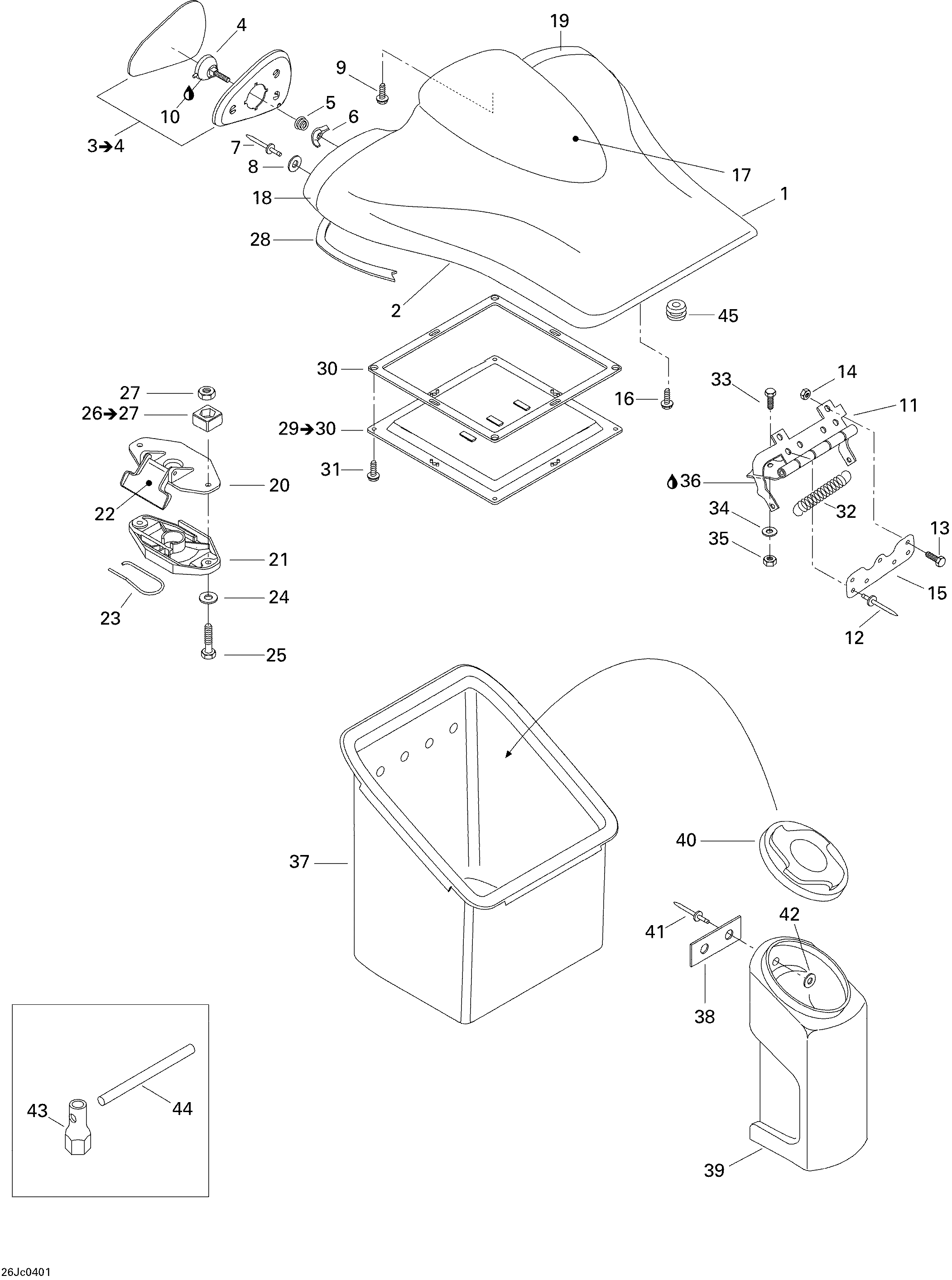 Front Storage Compartment